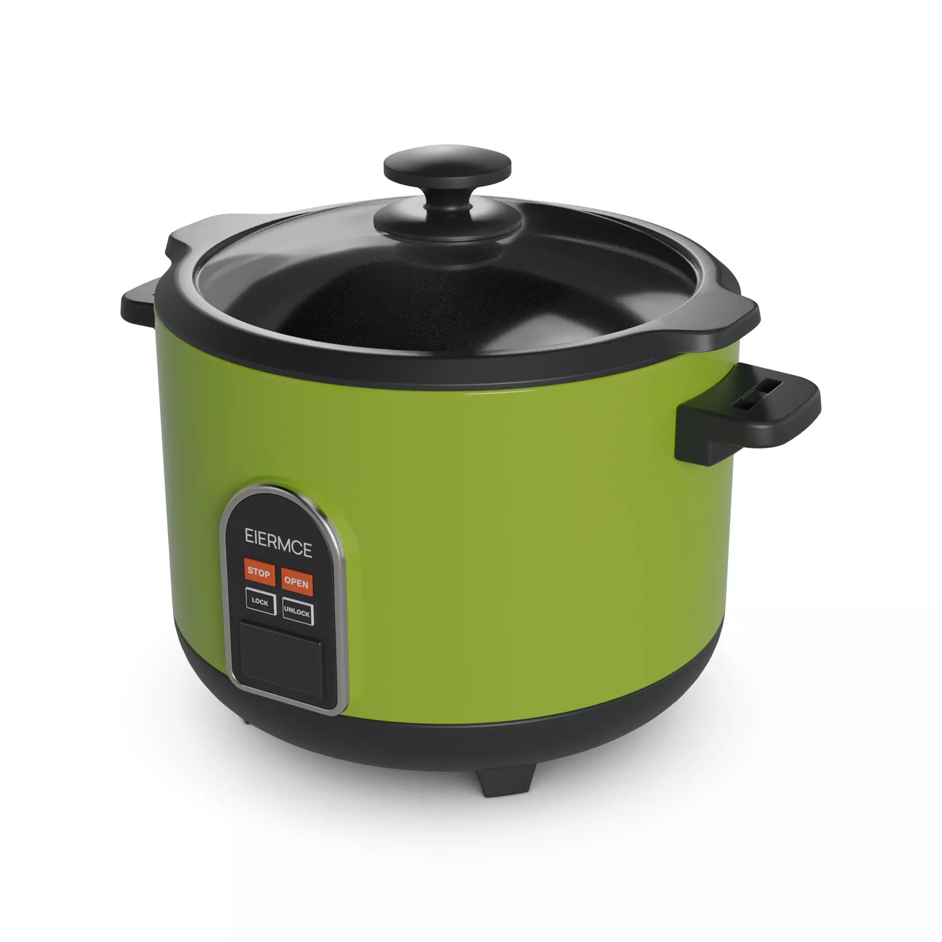Kitchen appliances Rice Cooker Low-poly 3D model_0