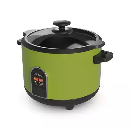 Kitchen appliances Rice Cooker Low-poly 3D model Kitchen appliances Rice Cooker Low-poly 3D model