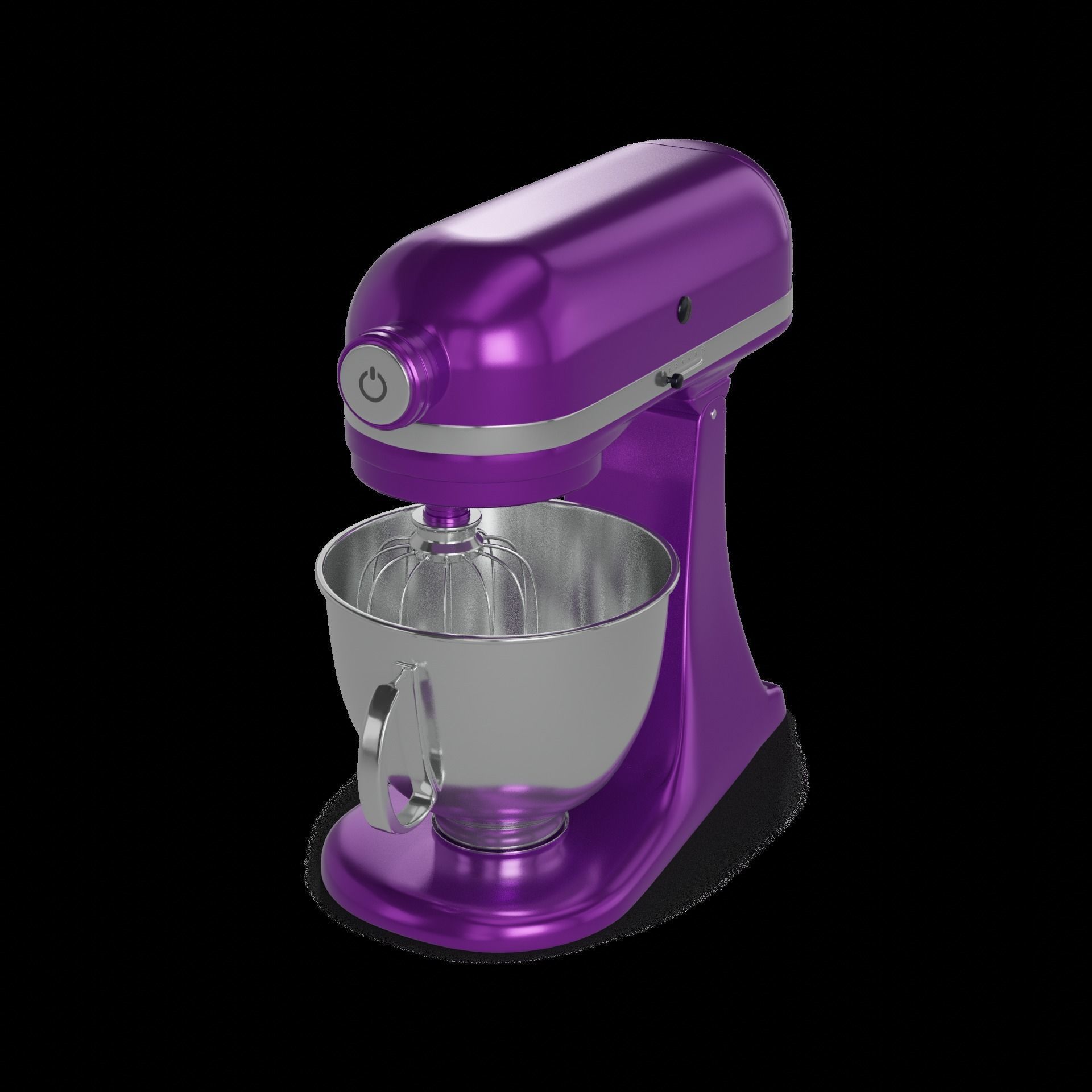 Kitchen appliances Hand Mixer 3D model_1