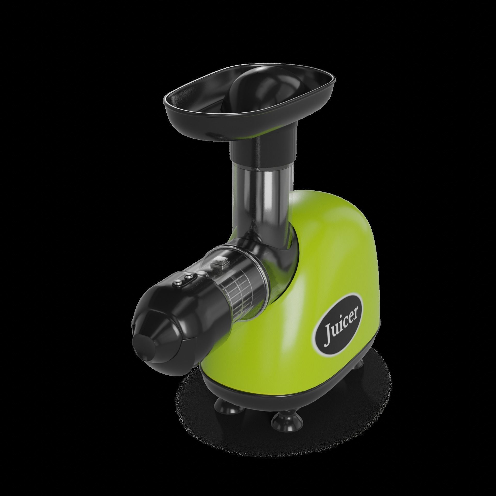 Kitchen appliances Juicer Low-poly 3D model_1