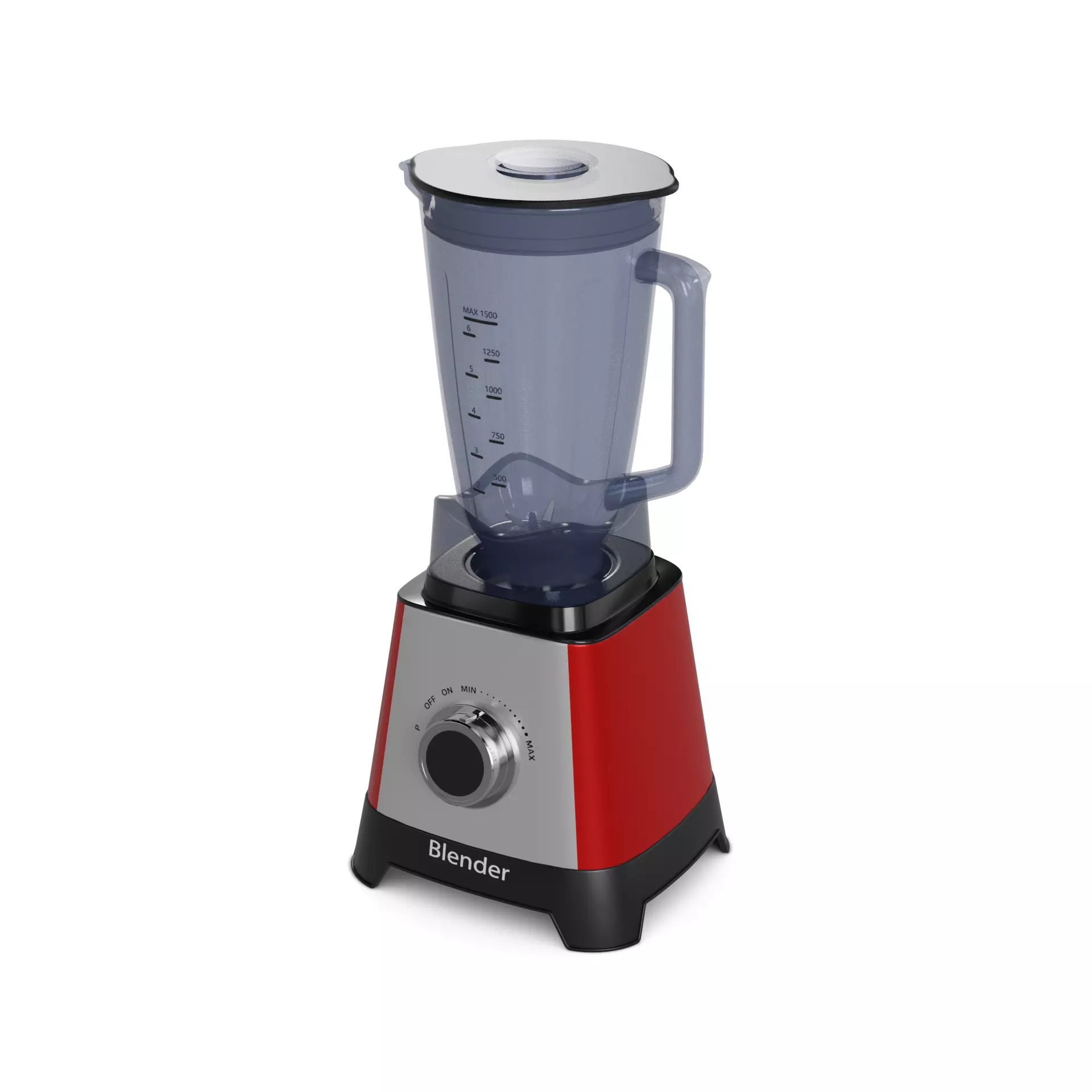 Kitchen appliances Blender 3D model_0