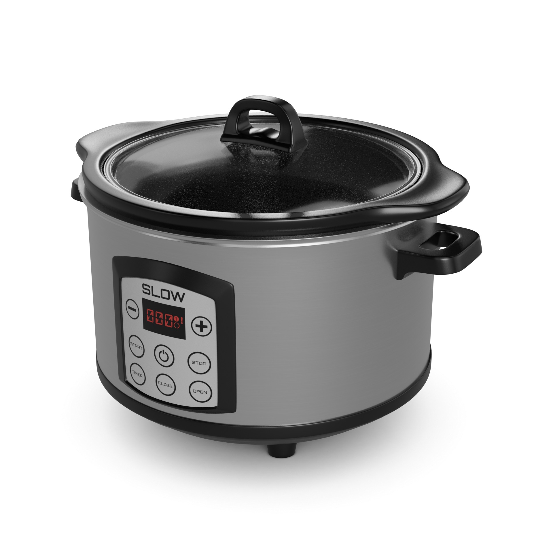 Slow Cooker 3D model_2