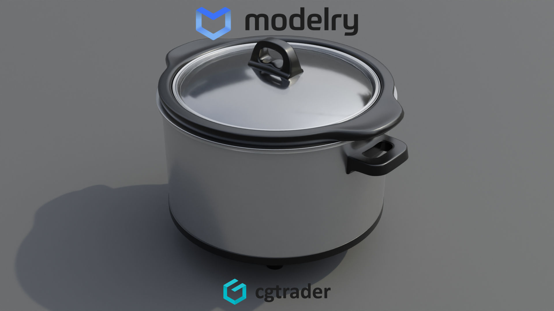 Slow Cooker 3D model_1