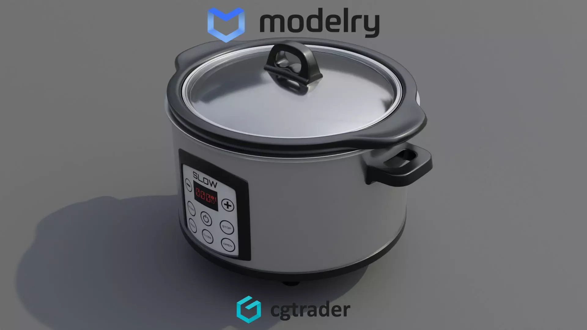 Slow Cooker 3D model_0