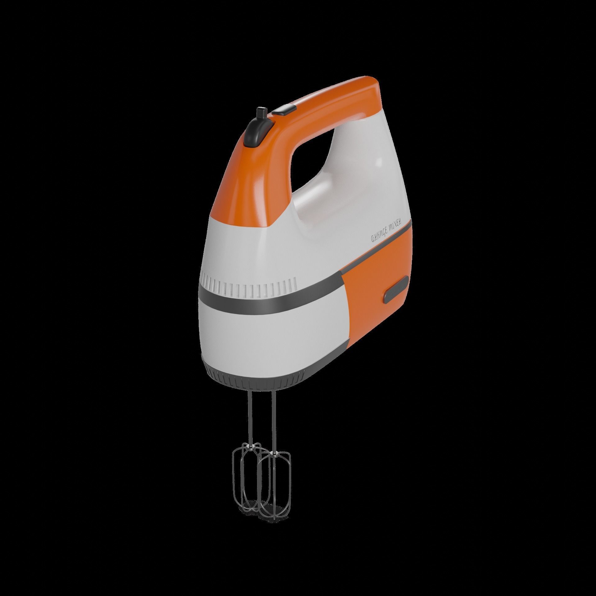 Kitchen appliances Hand Mixer 3D model_1
