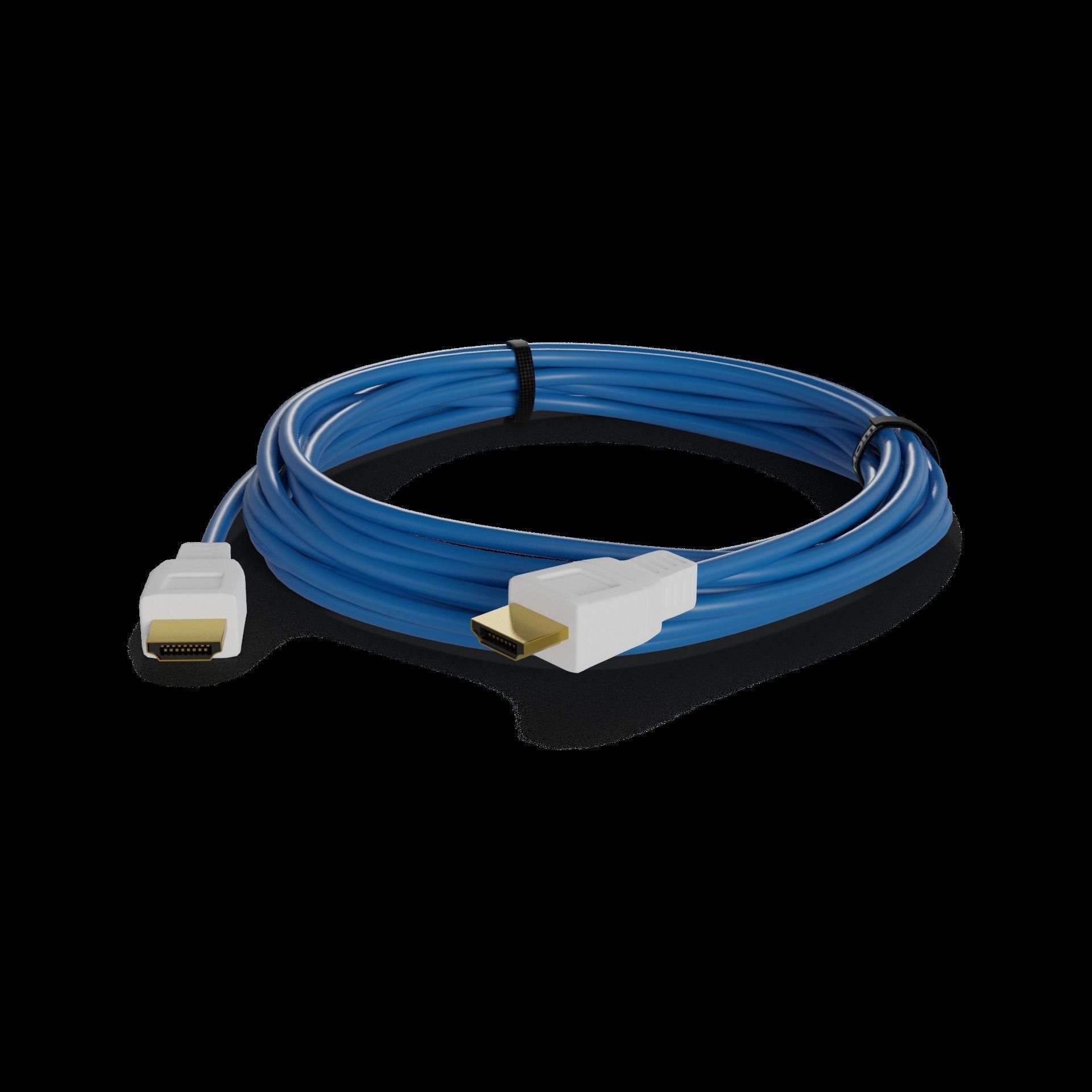 Computer accessories HDMI Cable 3D model_1