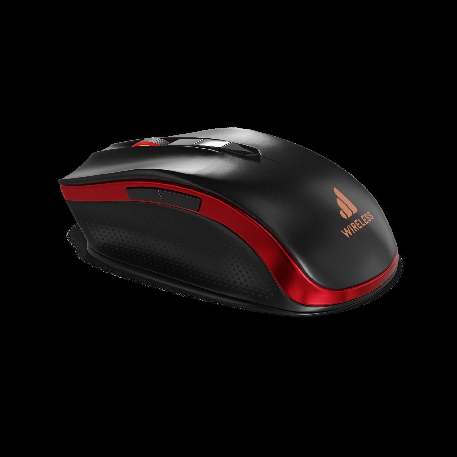 Computer accessories Wireless Mouse Low-poly 3D model_1