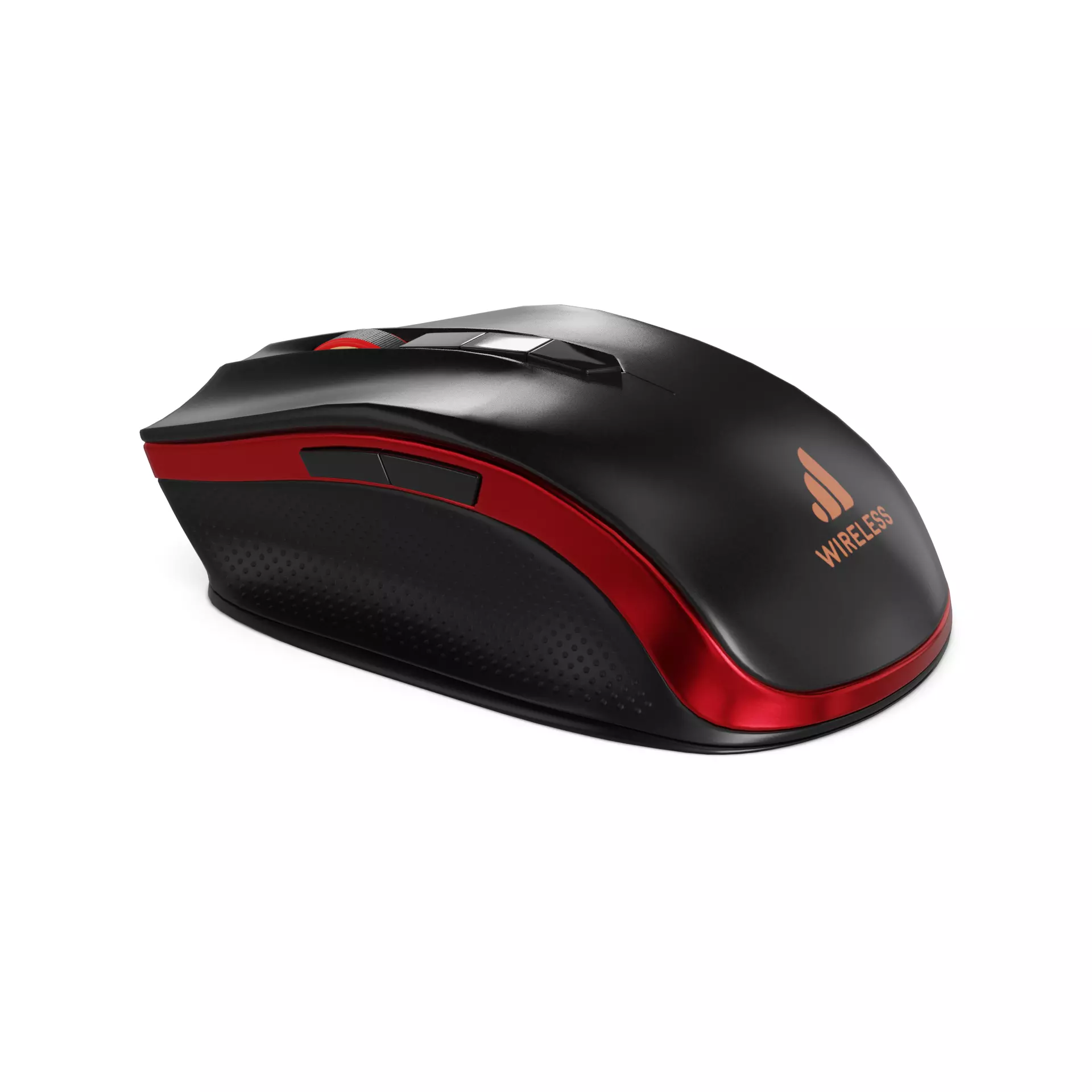Computer accessories Wireless Mouse Low-poly 3D model_0
