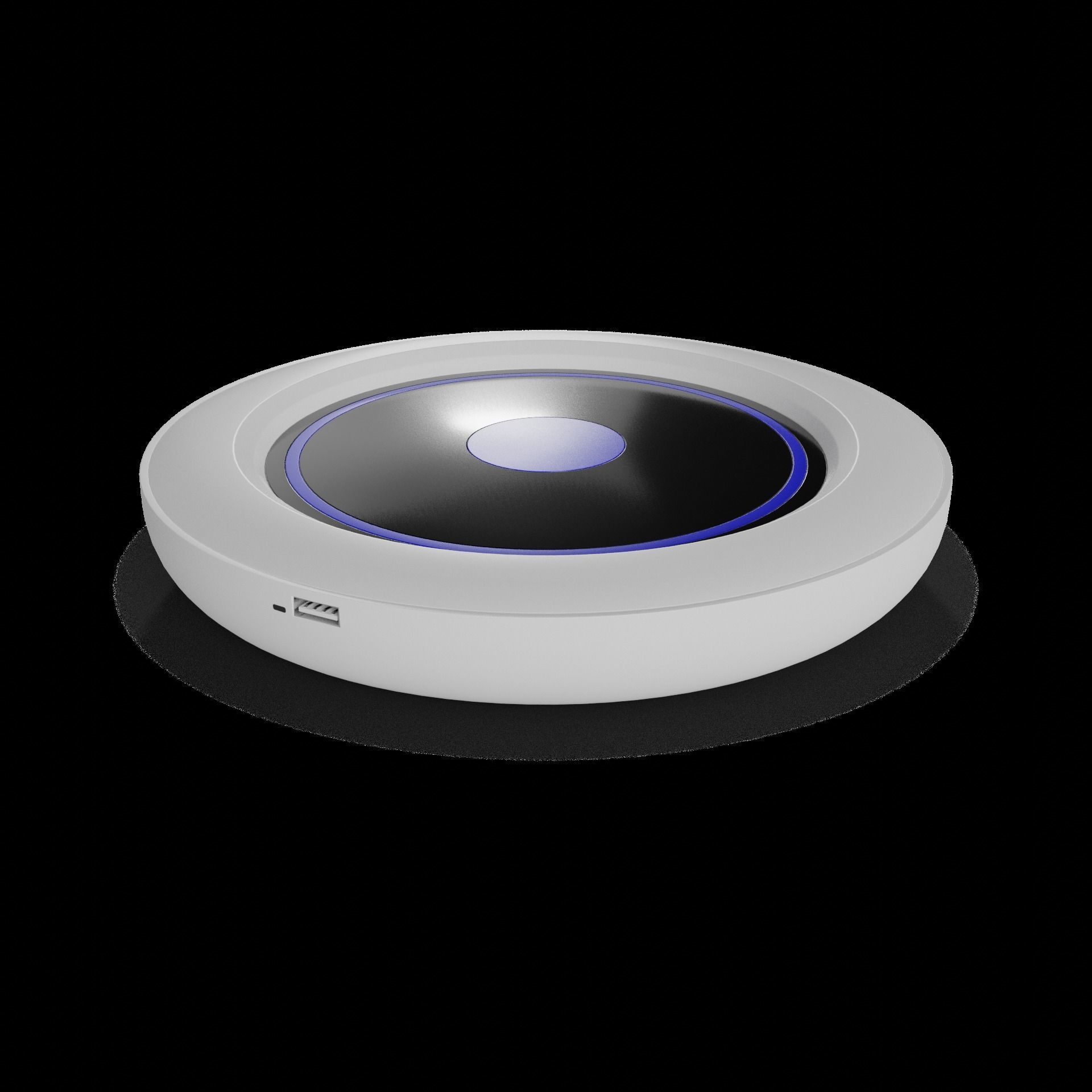 Personal electronic devices and accessories Wireless Charger Low-poly 3D model_1