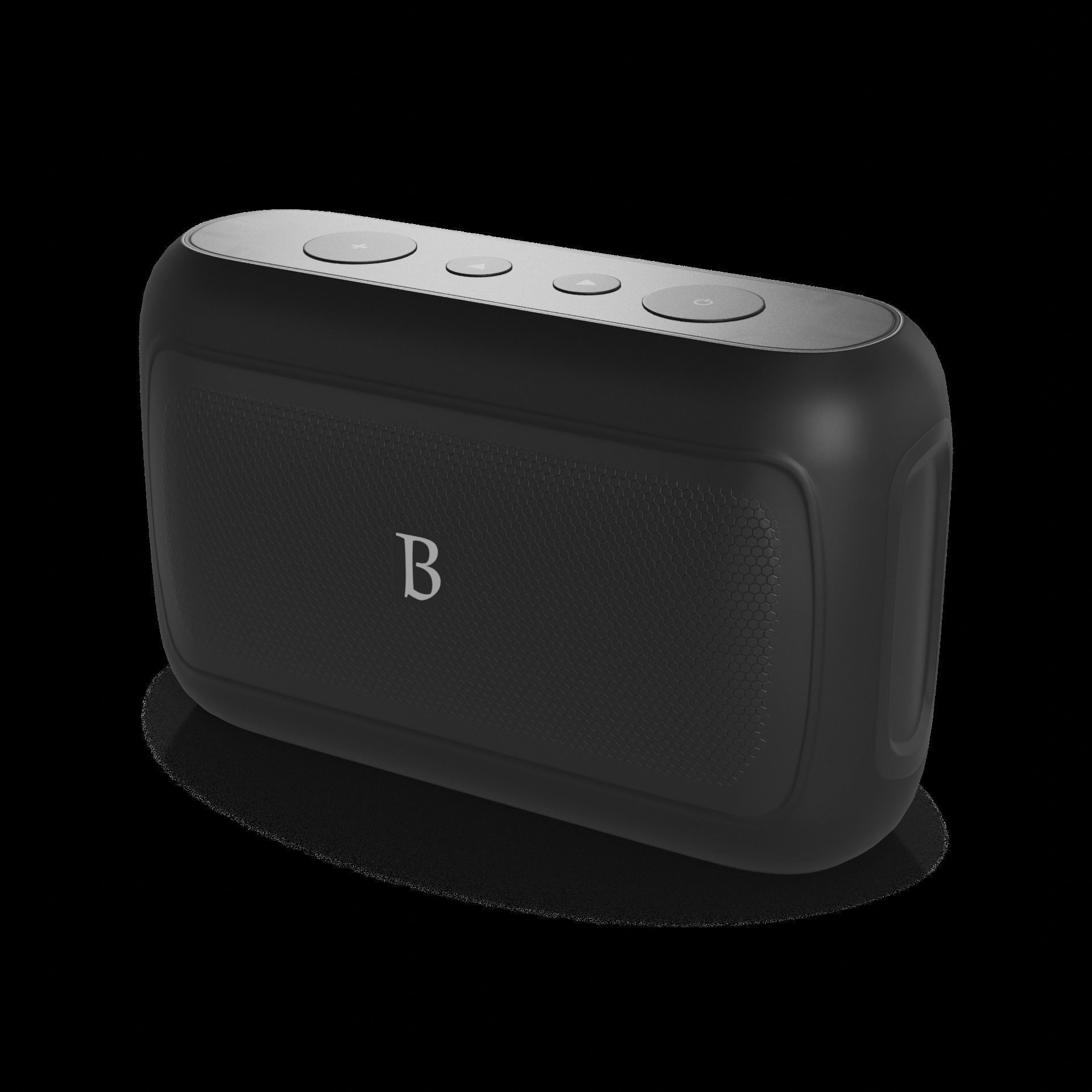 Personal electronic devices and accessories Bluetooth Speaker Low-poly 3D model_1