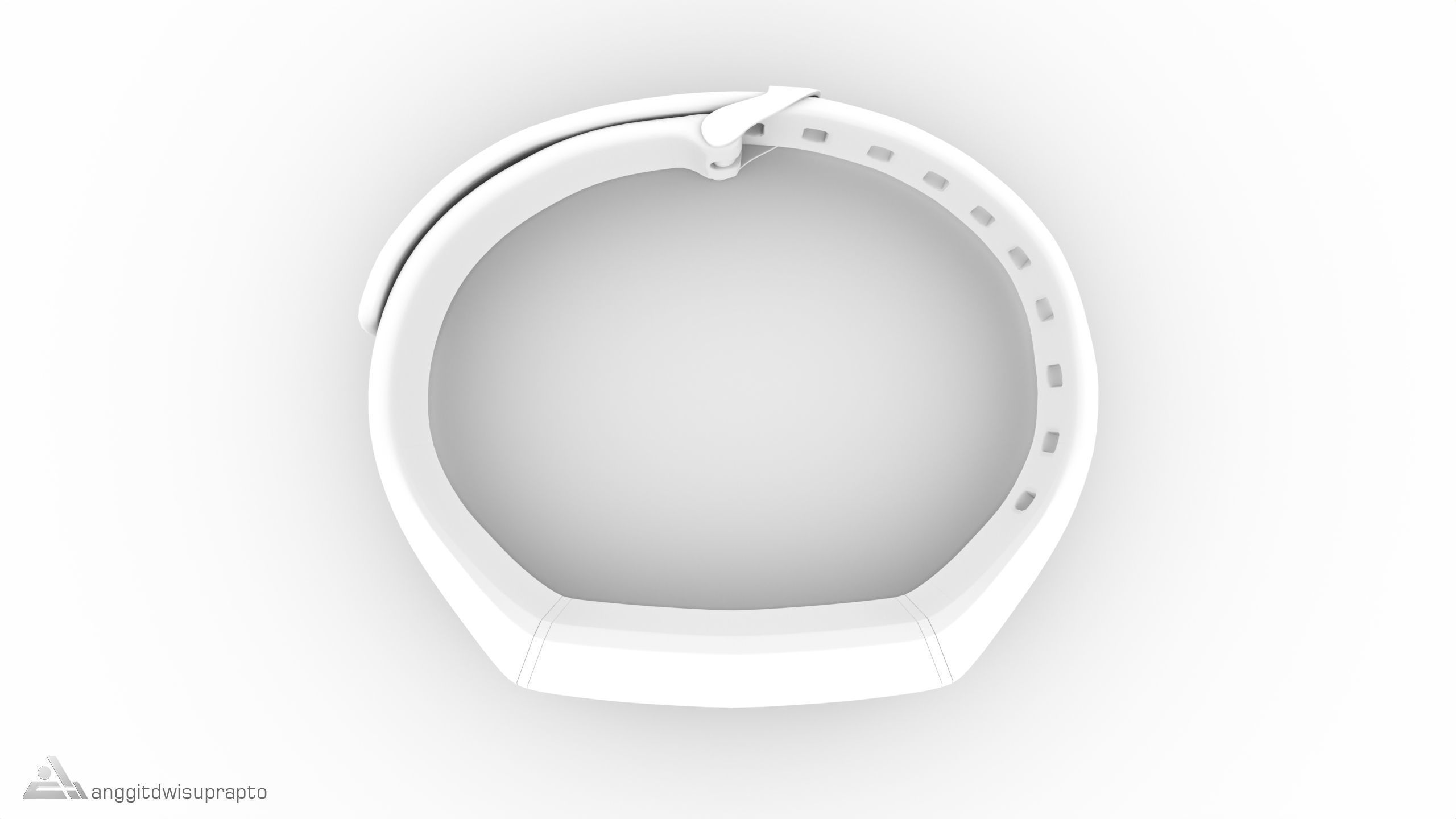 Personal electronic devices and accessories Fitness Tracker Low-poly 3D model_21