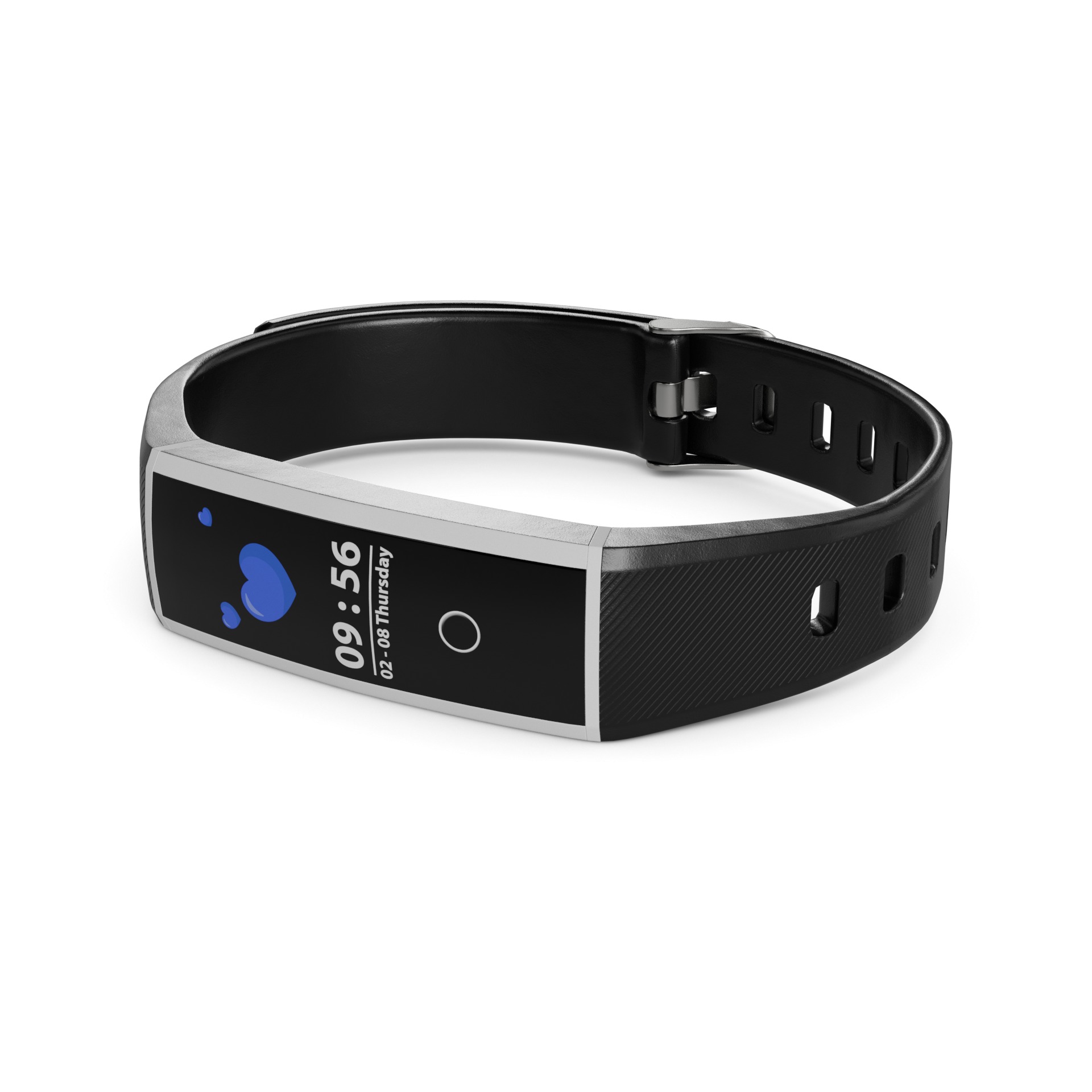 Personal electronic devices and accessories Fitness Tracker Low-poly 3D model_23