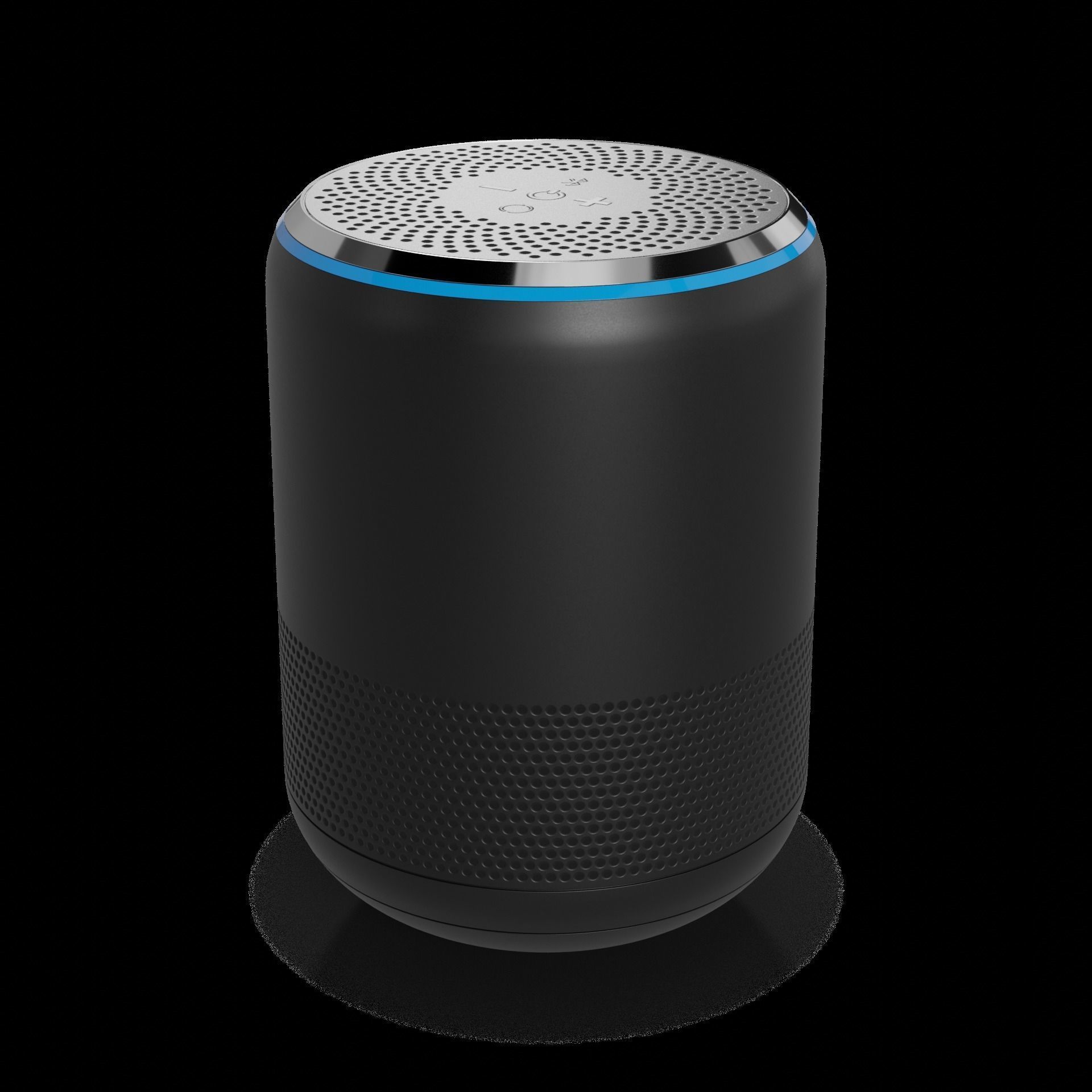 Personal electronic devices and accessories Bluetooth Speaker Low-poly 3D model_1