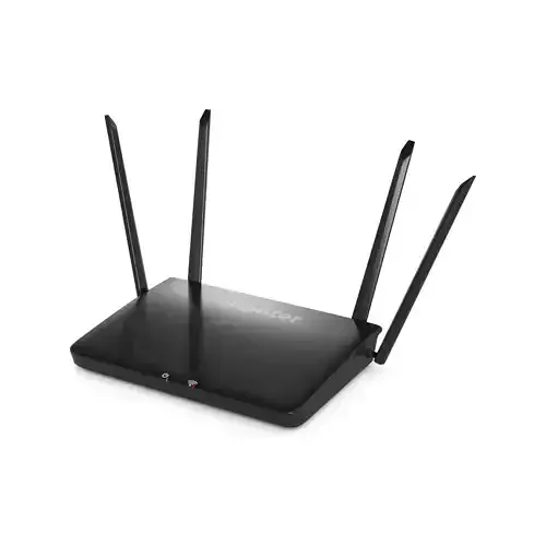 Electronic devices and accessories Wi-Fi Router Low-poly 3D model