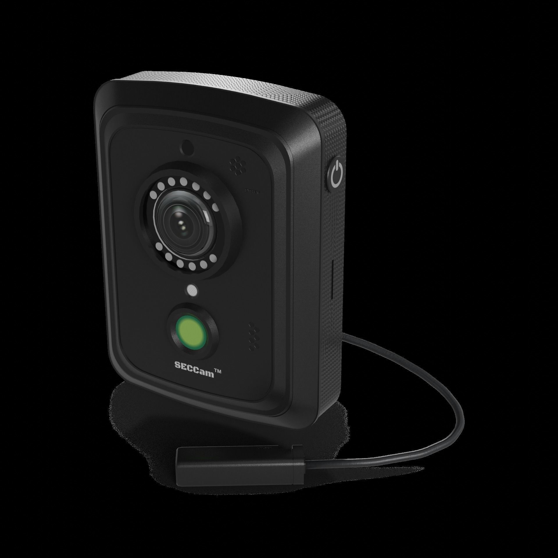 Electronic devices and accessories Wireless Security Camera Low-poly 3D model_1