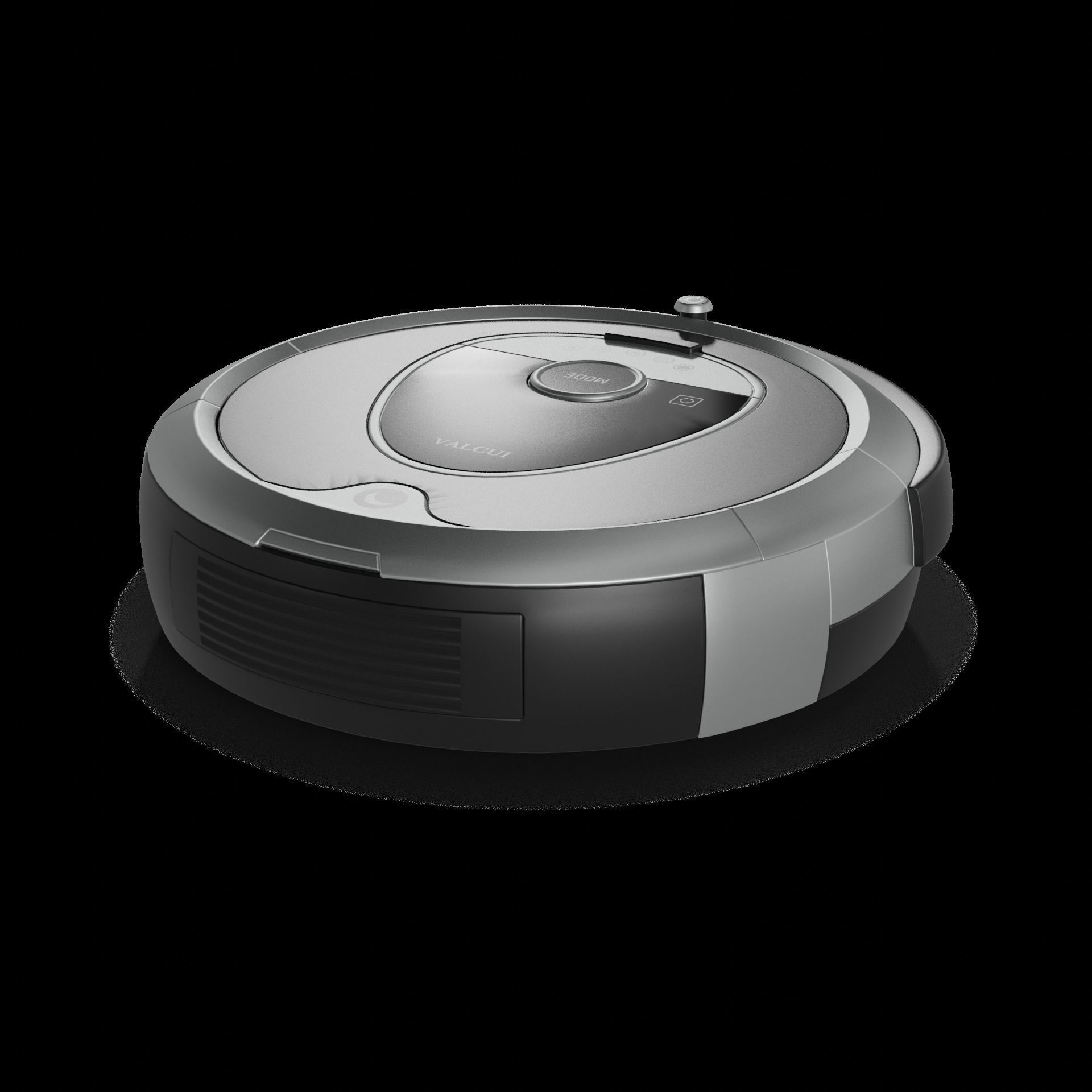 Electronic devices and accessories Robot Vacuum Cleaner Low-poly 3D model_1