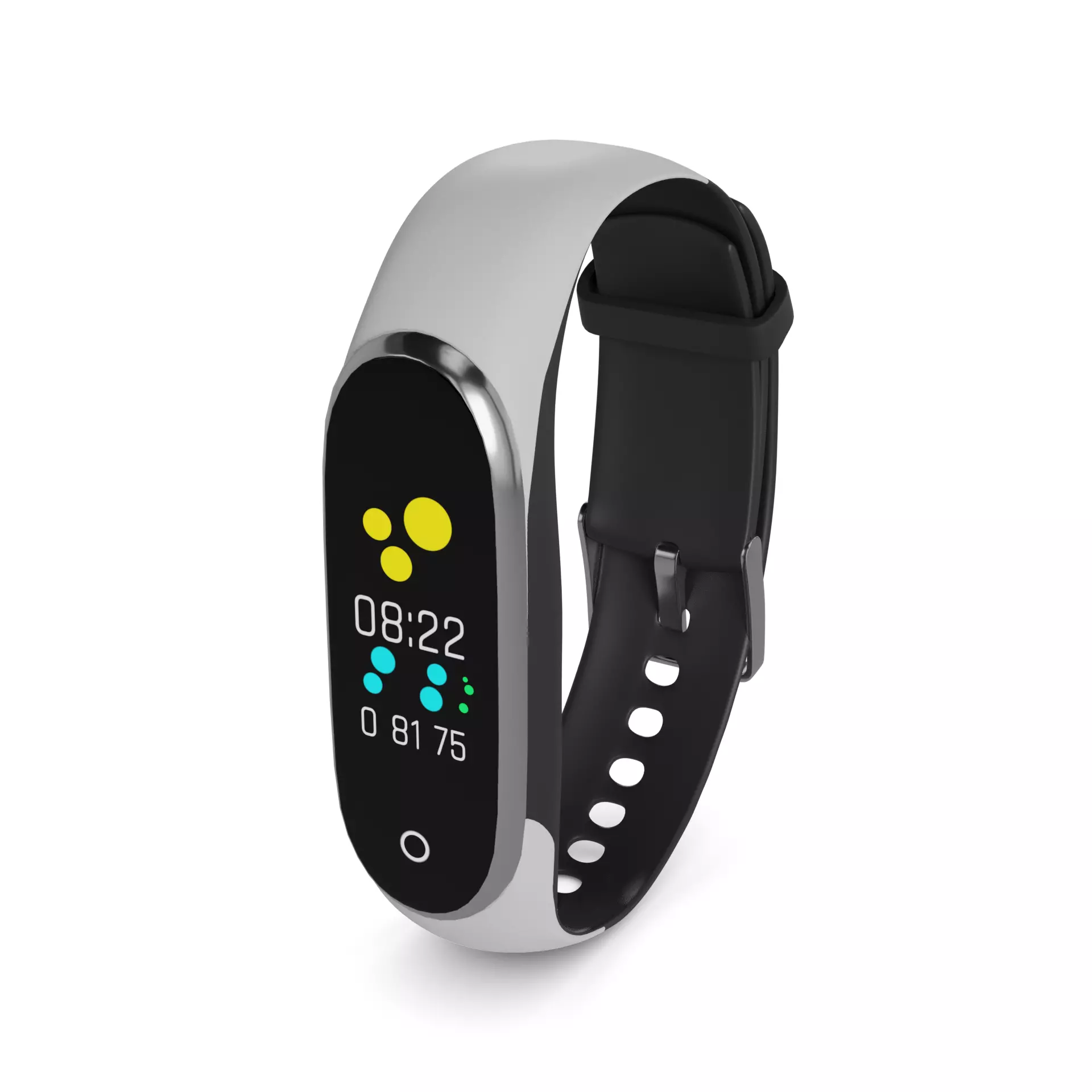 Electronic devices and accessories Fitness Tracker 3D model_0