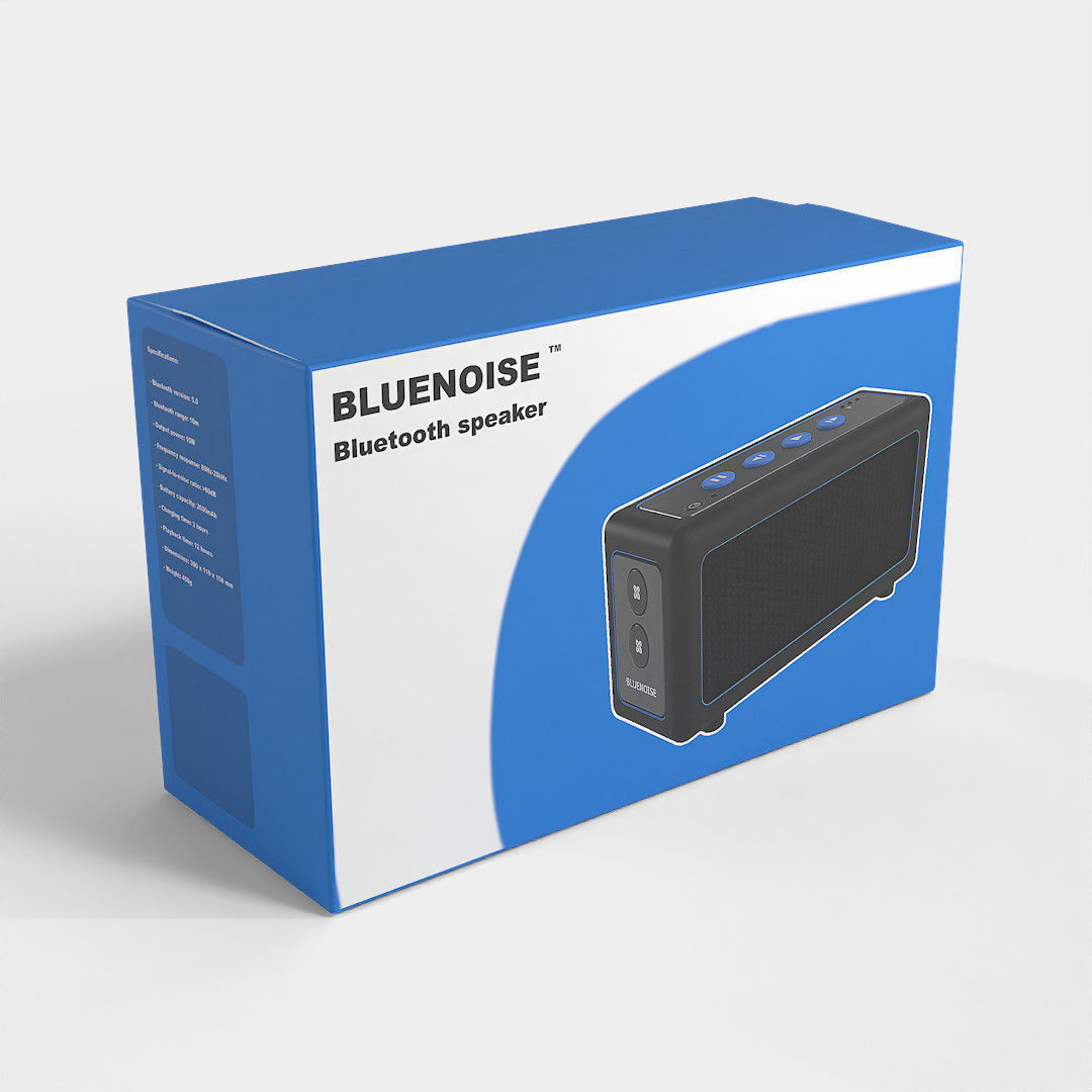 Electronic devices and accessories Bluetooth Speaker Low-poly 3D model_4