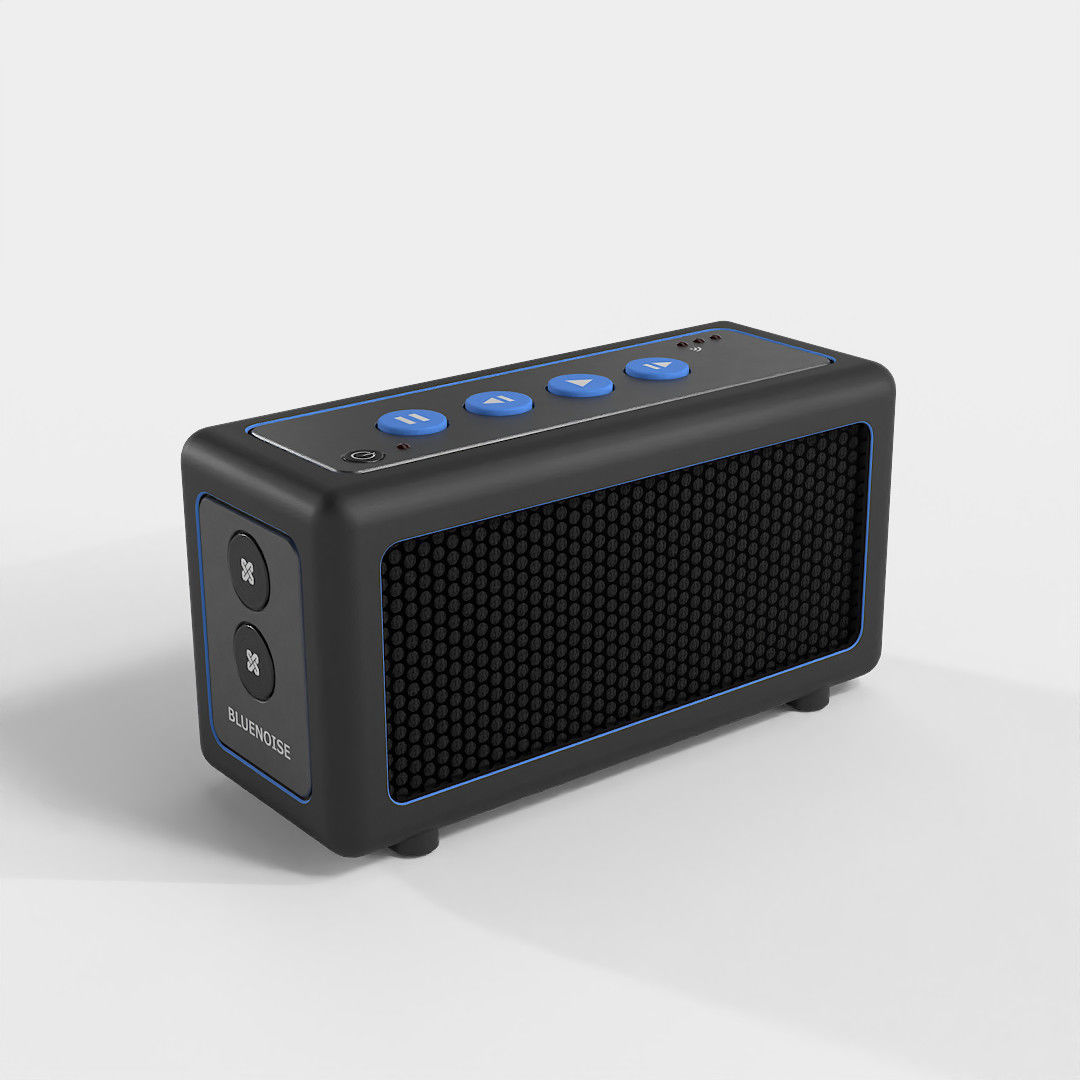 Electronic devices and accessories Bluetooth Speaker Low-poly 3D model_7