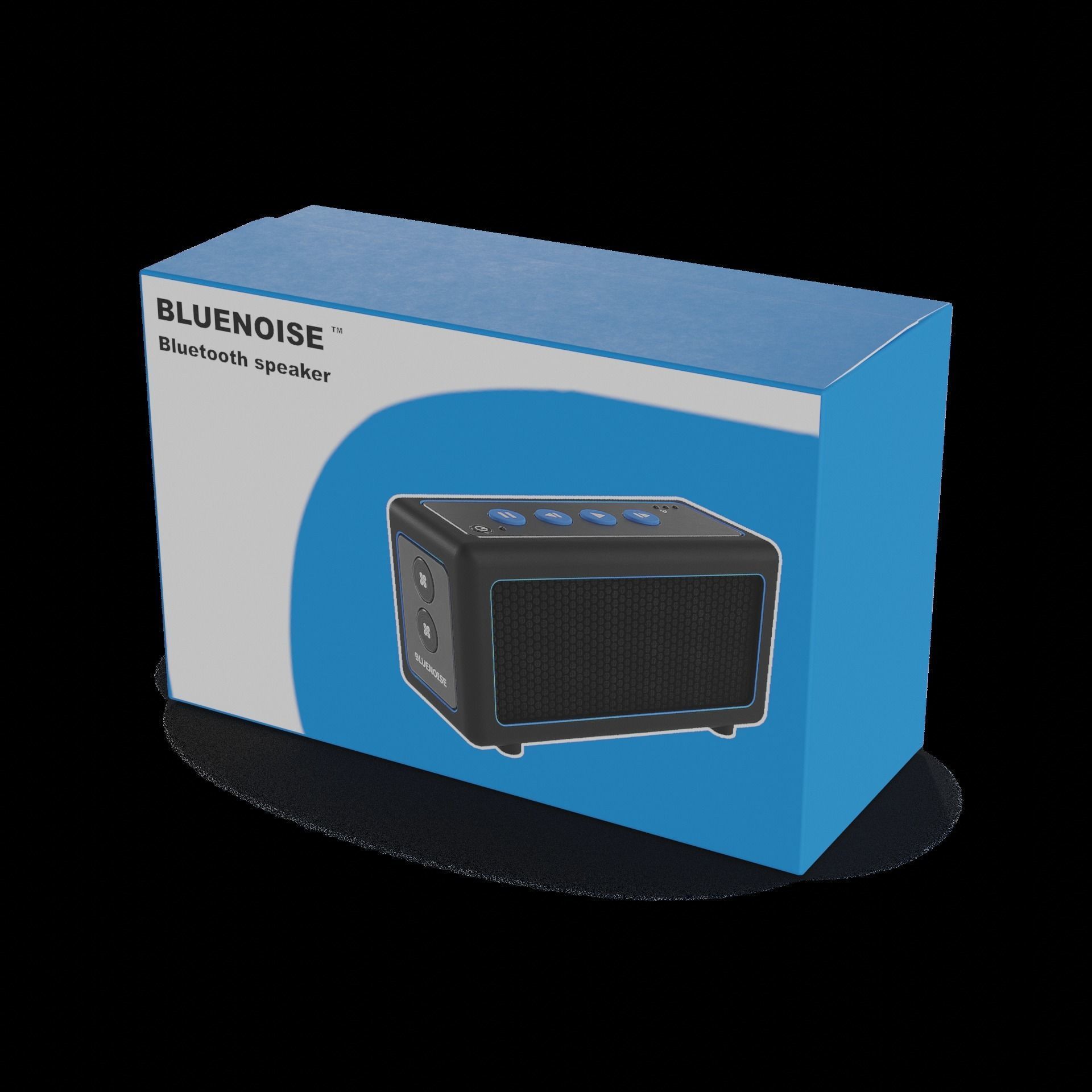 Electronic devices and accessories Bluetooth Speaker Low-poly 3D model_1