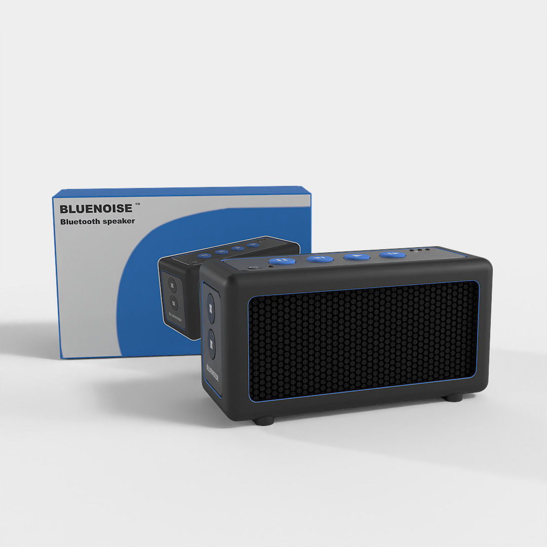 Electronic devices and accessories Bluetooth Speaker Low-poly 3D model_2