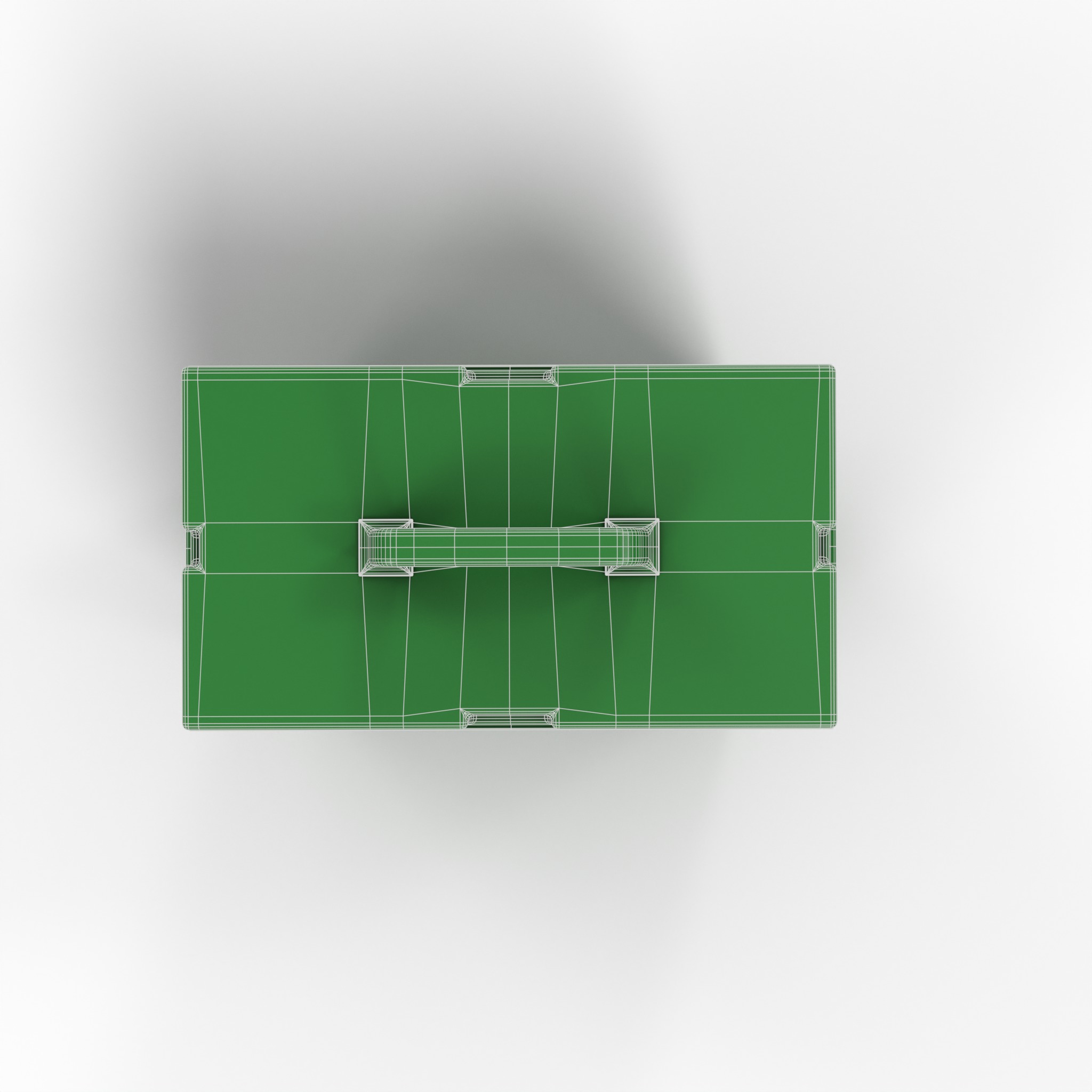 Furniture Outdoor storages Garden Storage Box Low-poly 3D model_8