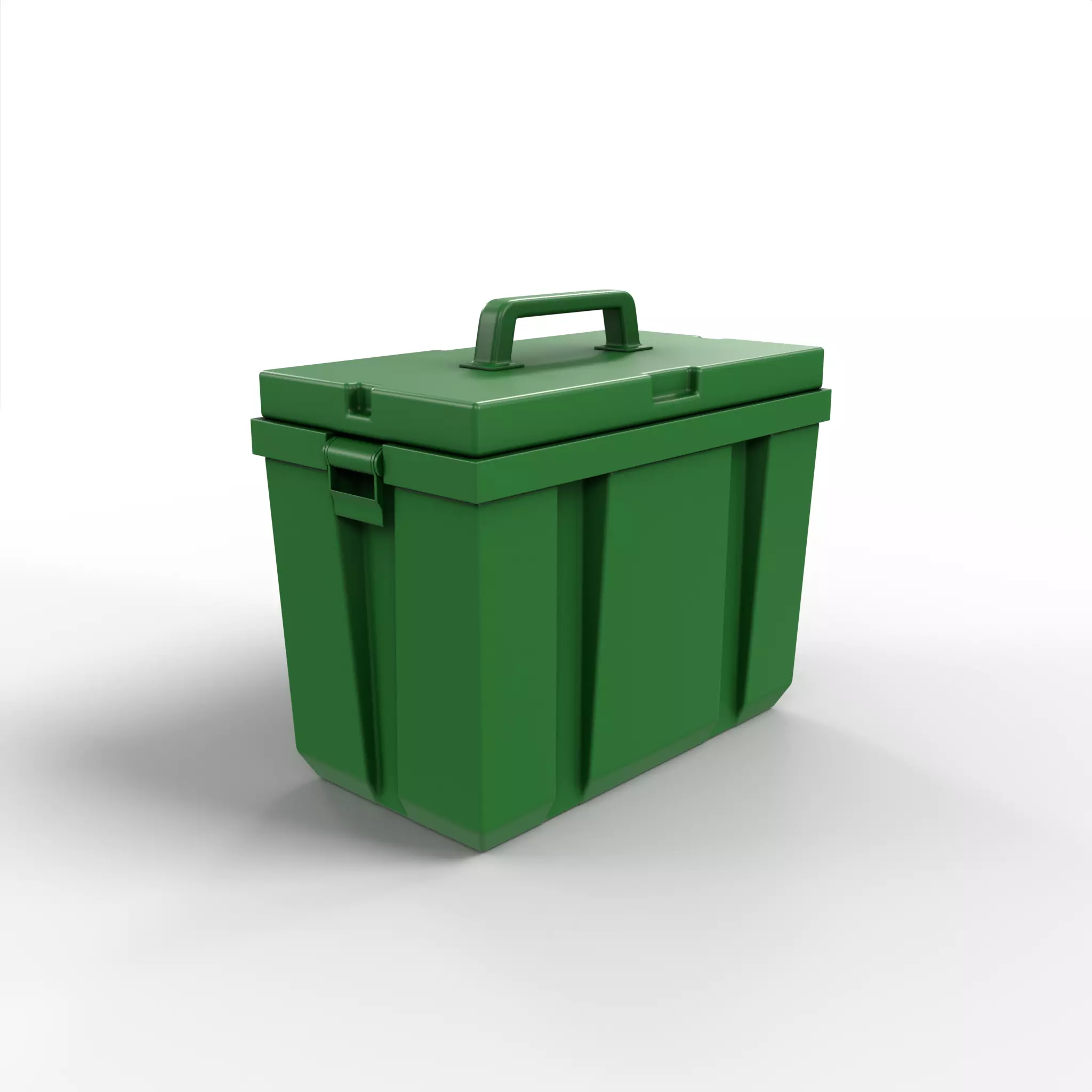 Furniture Outdoor storages Garden Storage Box Low-poly 3D model_0