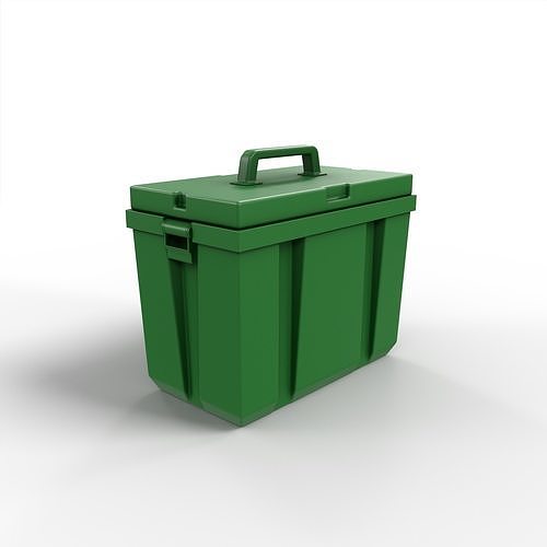 Furniture Outdoor storages Garden Storage Box Low-poly 3D model