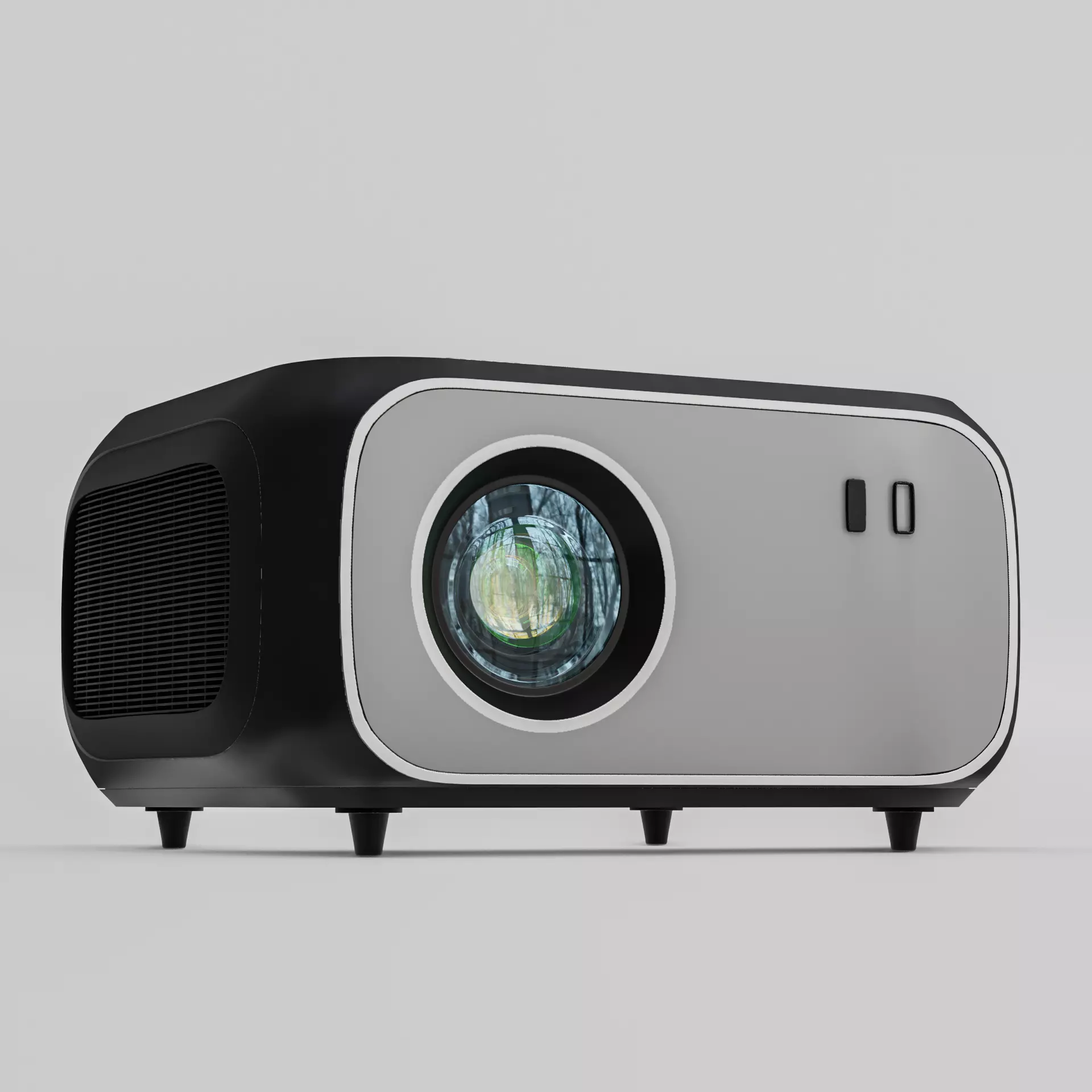 Electronic devices and accessories Portable Bluetooth Projector 3D model_0
