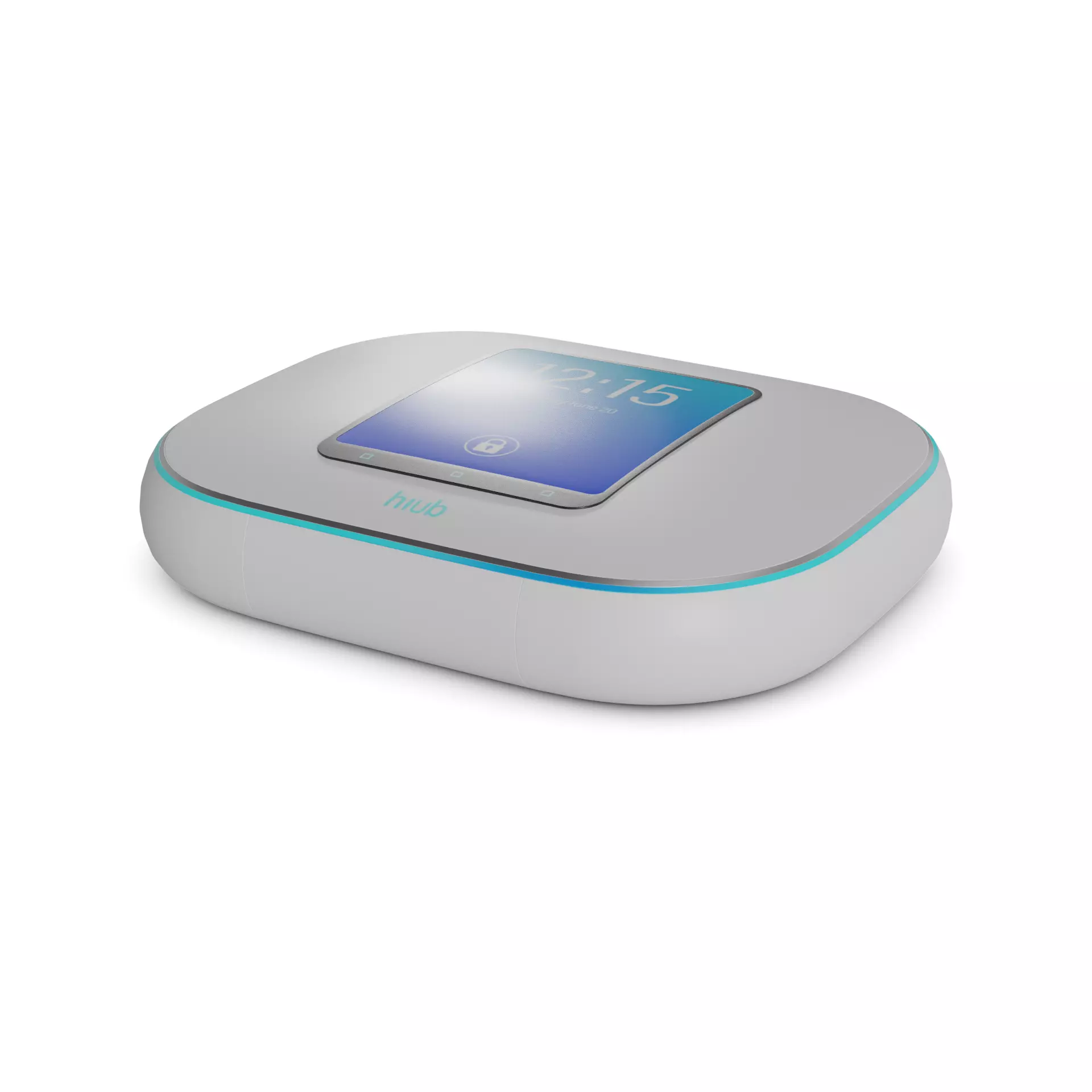 Electronic devices and accessories Smart Home Hub Low-poly 3D model_0