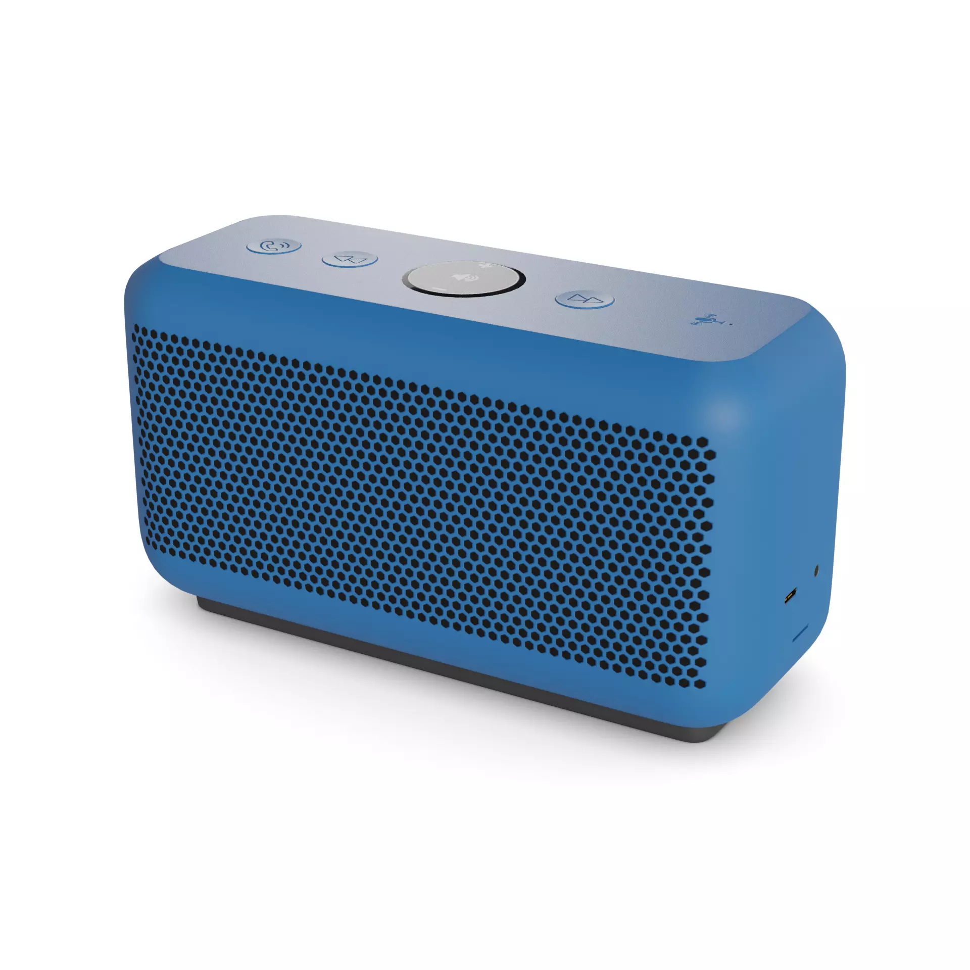 Electronic devices and accessories Bluetooth Speaker Low-poly 3D model_0