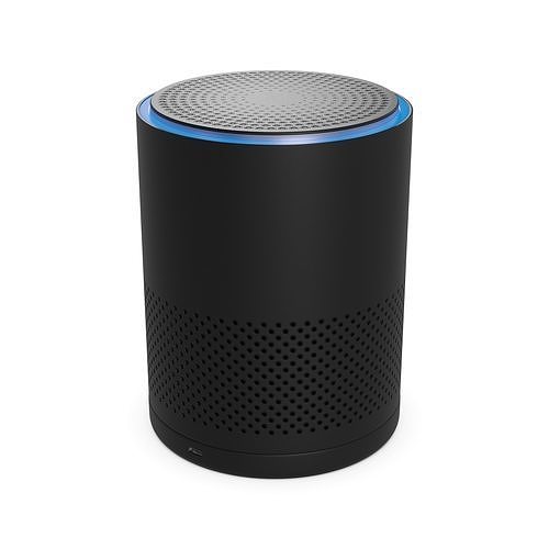Electronic devices and accessories Bluetooth Speaker Low-poly 3D model