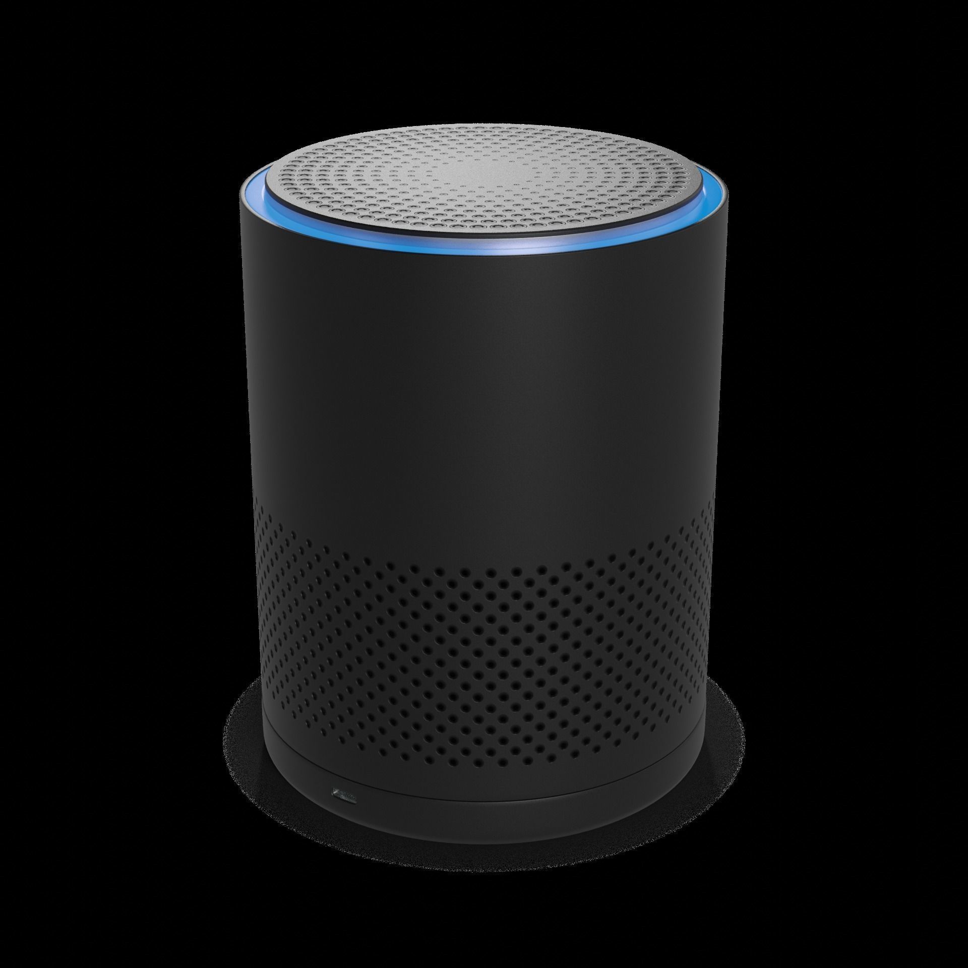 Electronic devices and accessories Bluetooth Speaker Low-poly 3D model_1