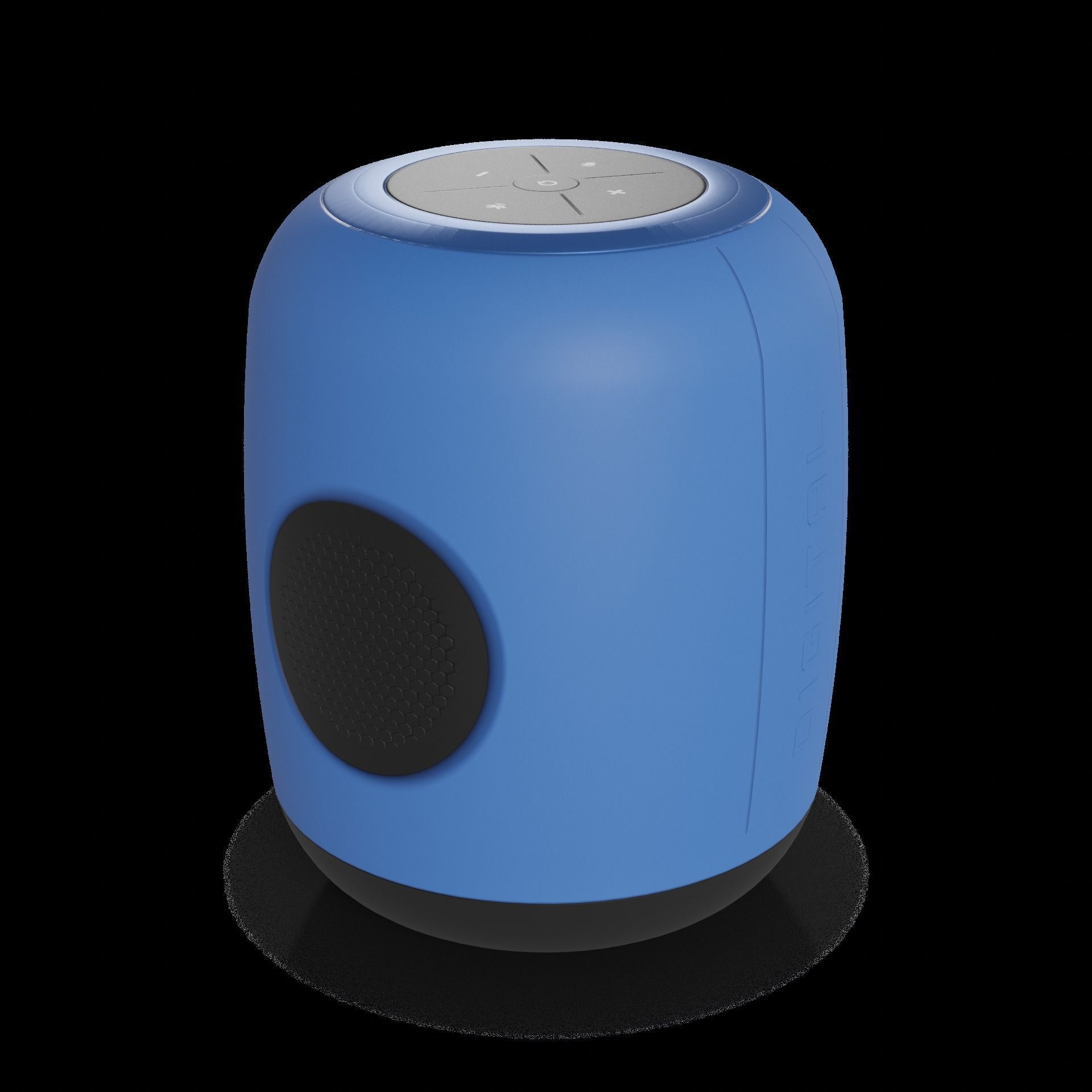 Electronic devices and accessories Portable Bluetooth Speaker Low-poly 3D model_1