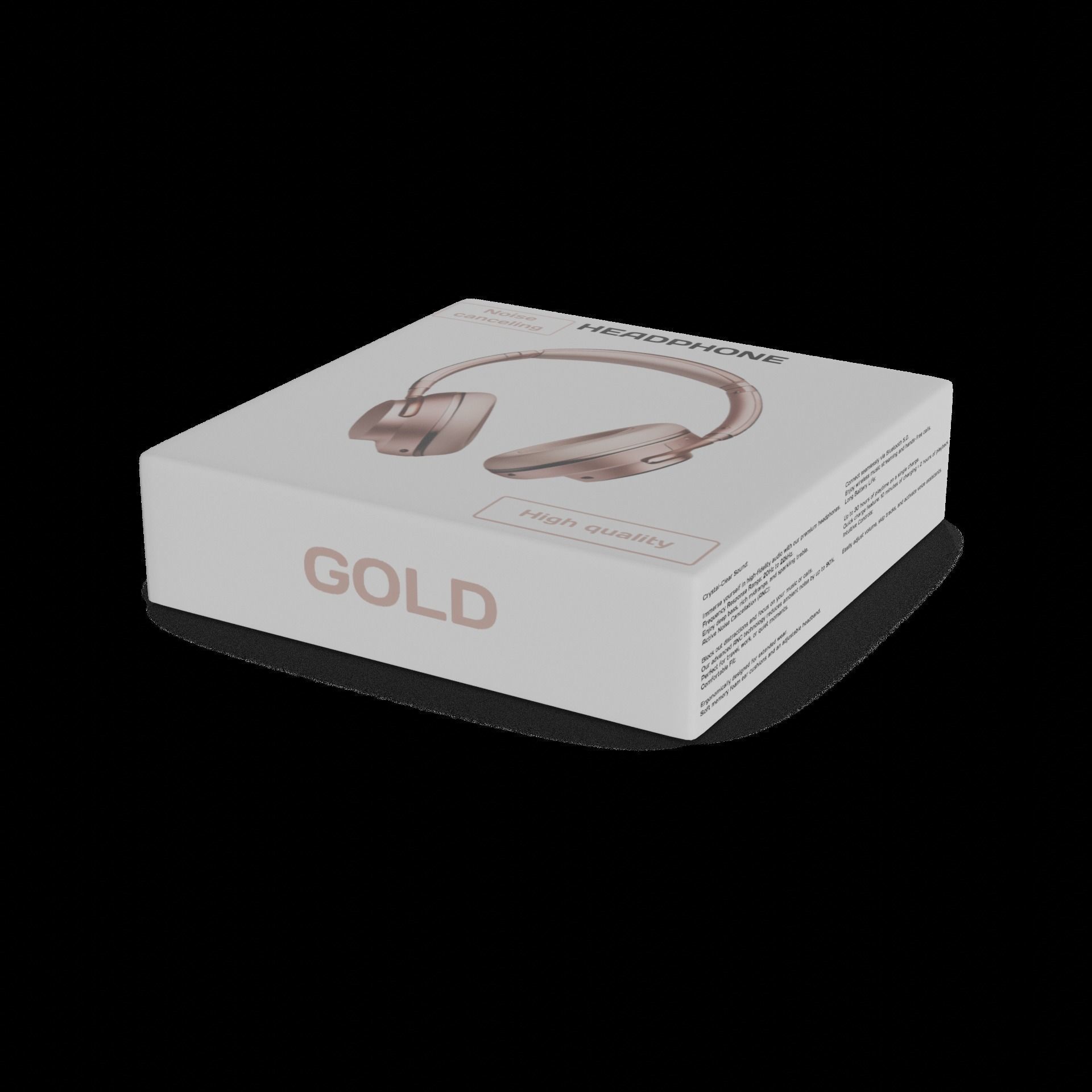 Electronic devices and accessories Headphones Low-poly 3D model_1