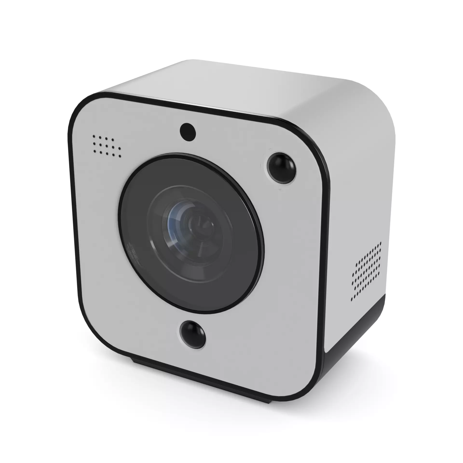 Electronic devices and accessories Smart Home Security Camera Low-poly 3D model_0