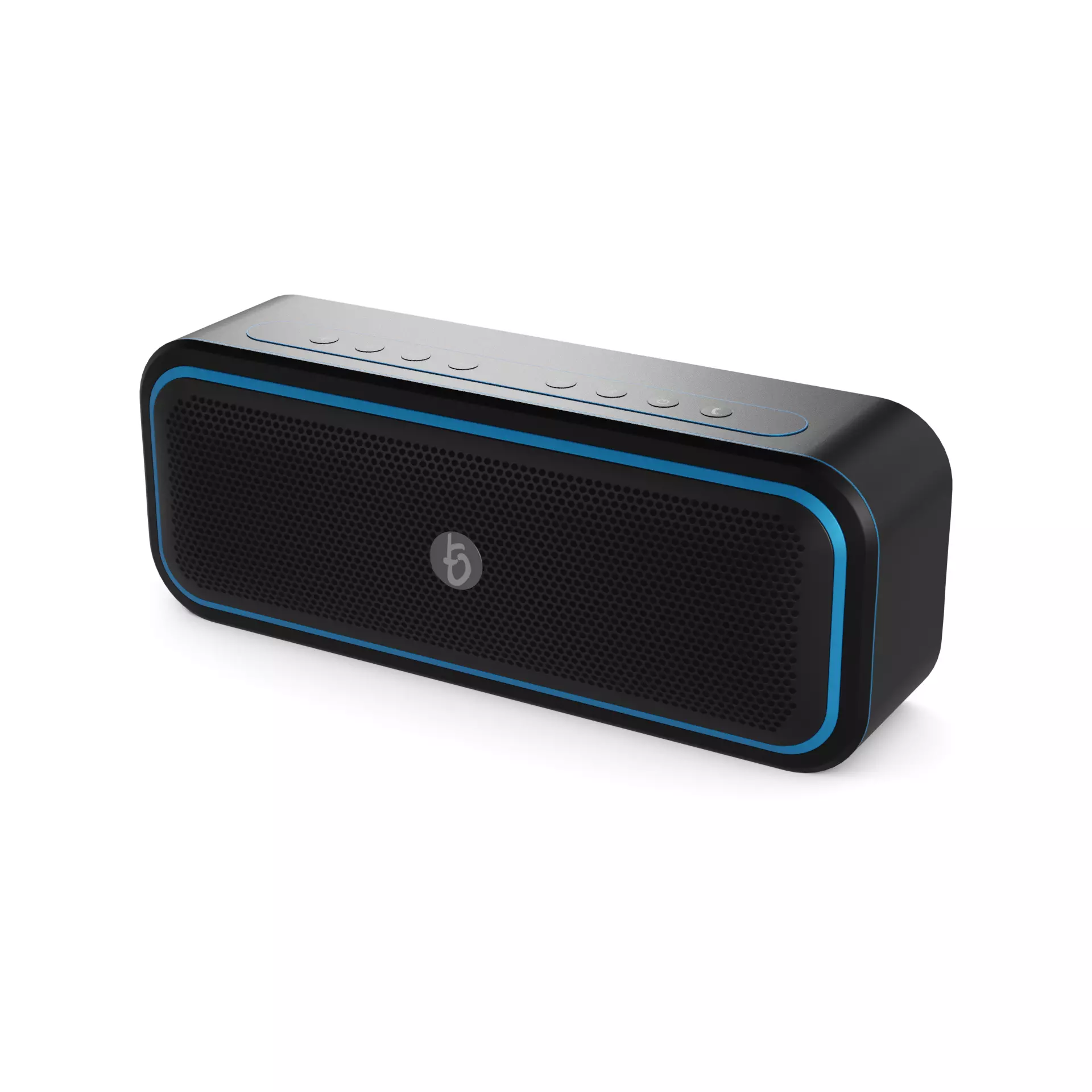 Electronic devices and accessories Bluetooth Speaker Low-poly 3D model_0