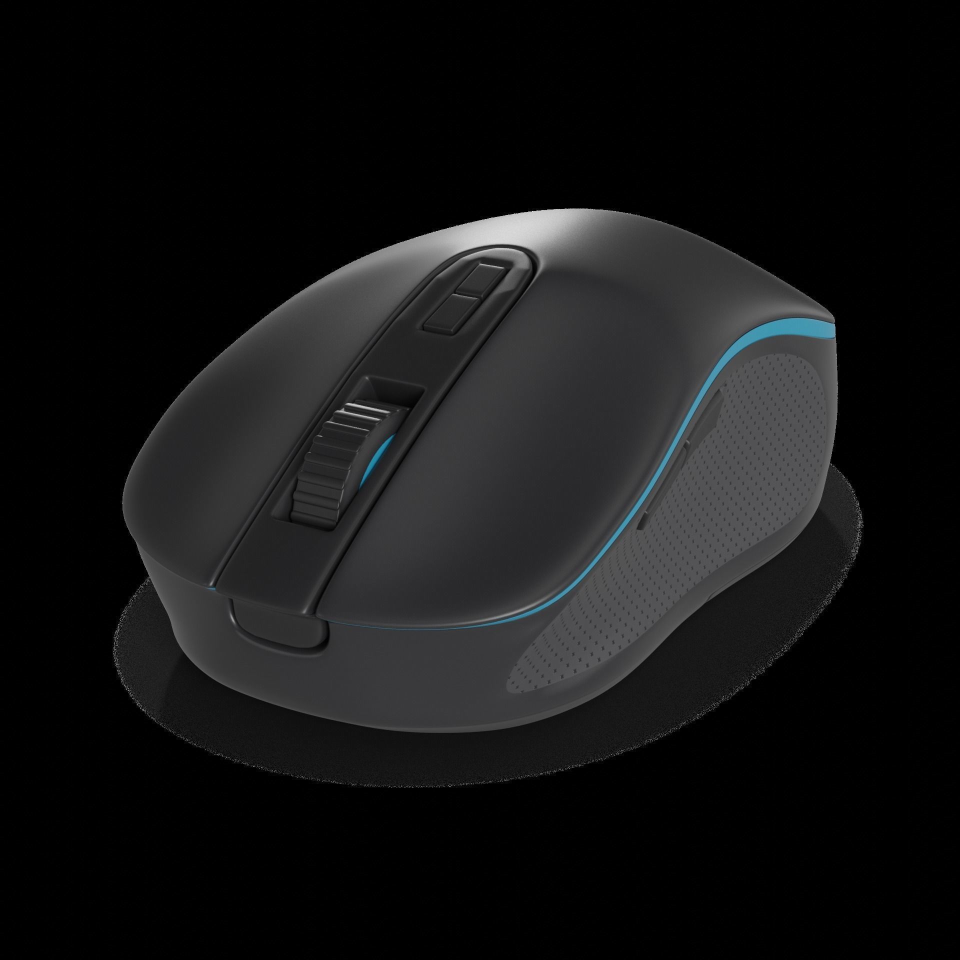 Electronic devices and accessories Wireless Mouse 3D model_1