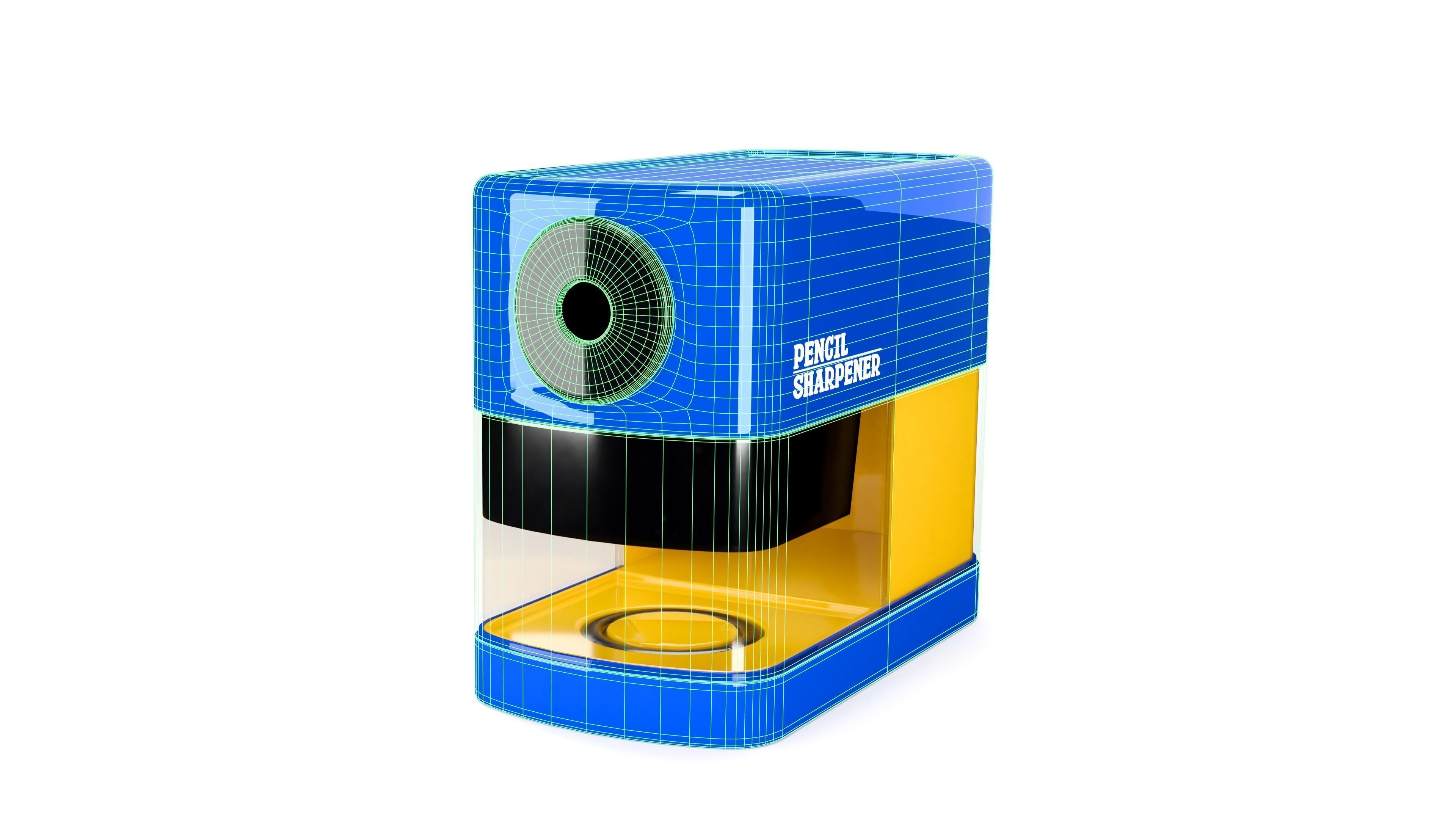 Other stationery Pencil Sharpener Low-poly 3D model_1