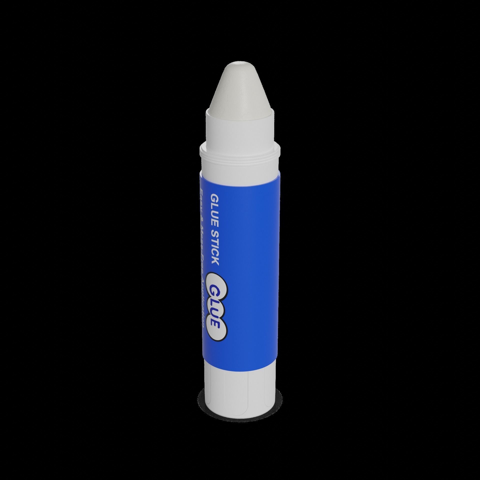 Other stationery Glue Stick Low-poly 3D model_1