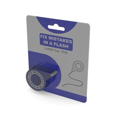 Other stationery Correction Tape Low-poly 3D model
