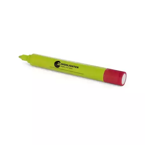 Other stationery Highlighter Set Low-poly 3D model