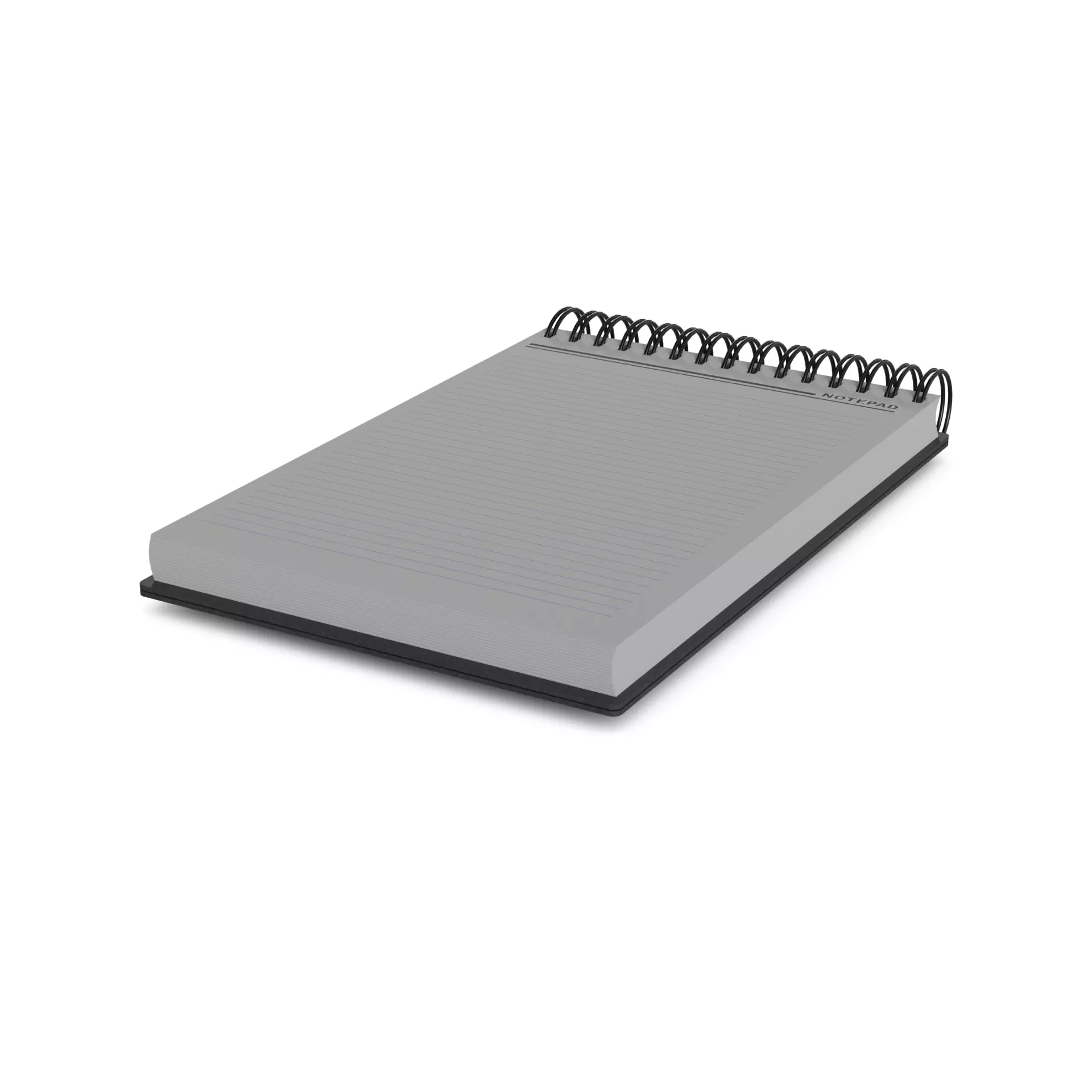 Paper paper products Notepad Low-poly 3D model