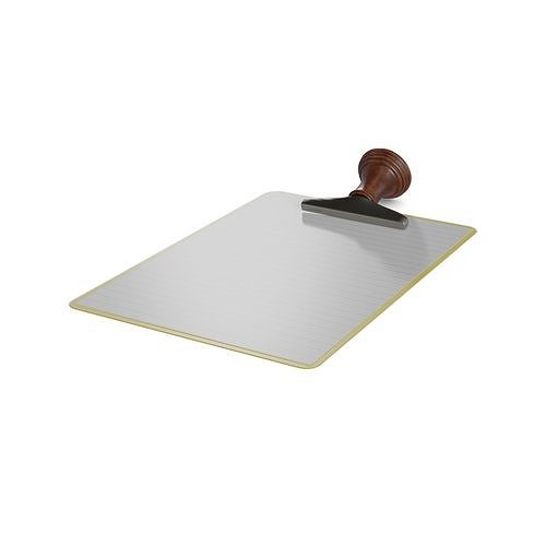 Paper paper products Legal Pad Low-poly 3D model