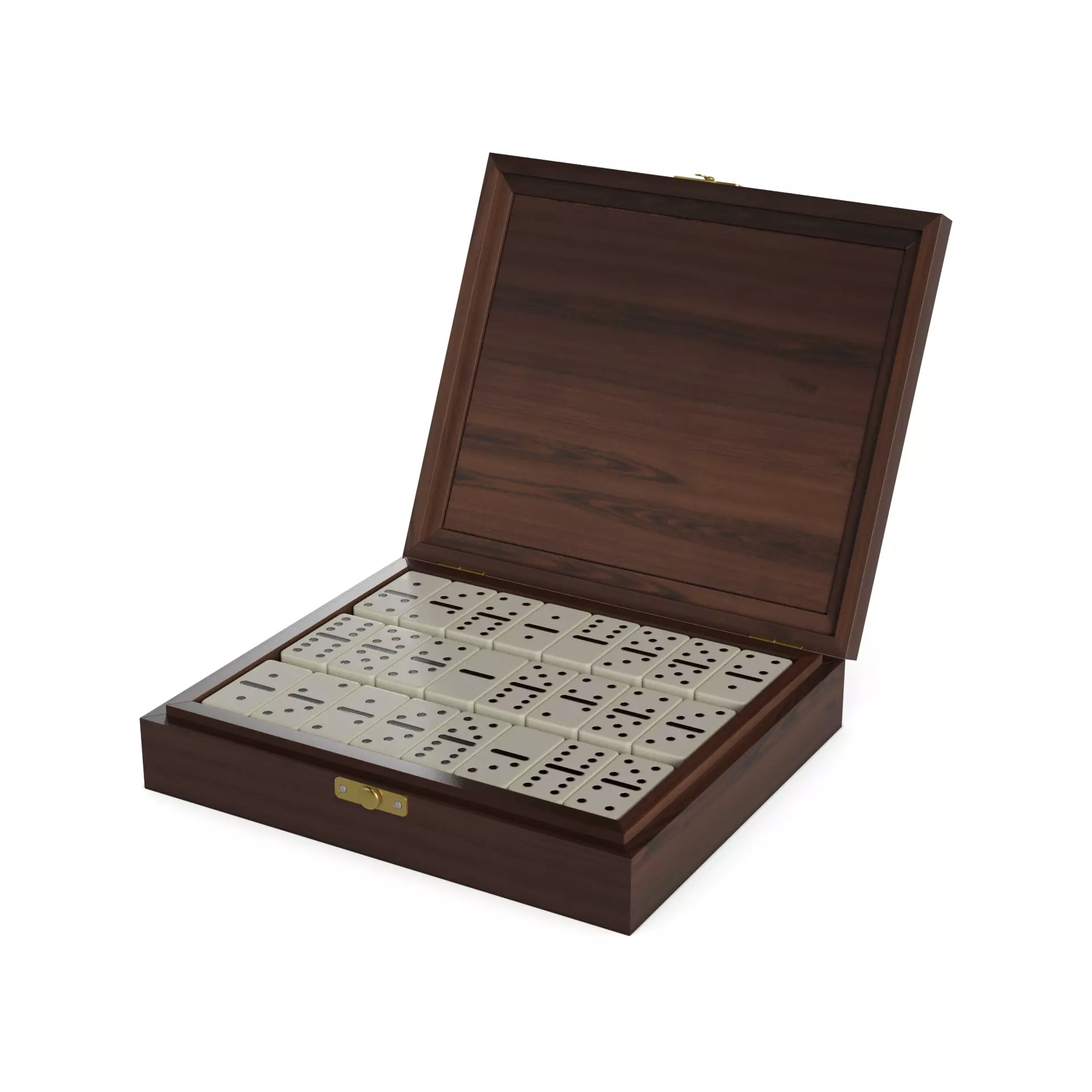 Table games Dominoes Set 3D model_0