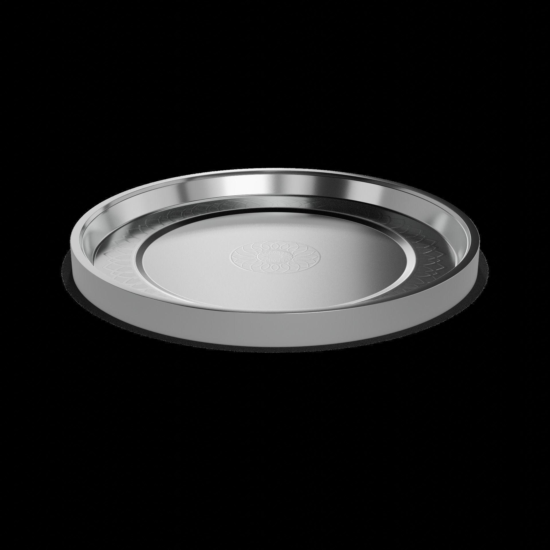 Home decorations Decorative Tray Low-poly 3D model_1