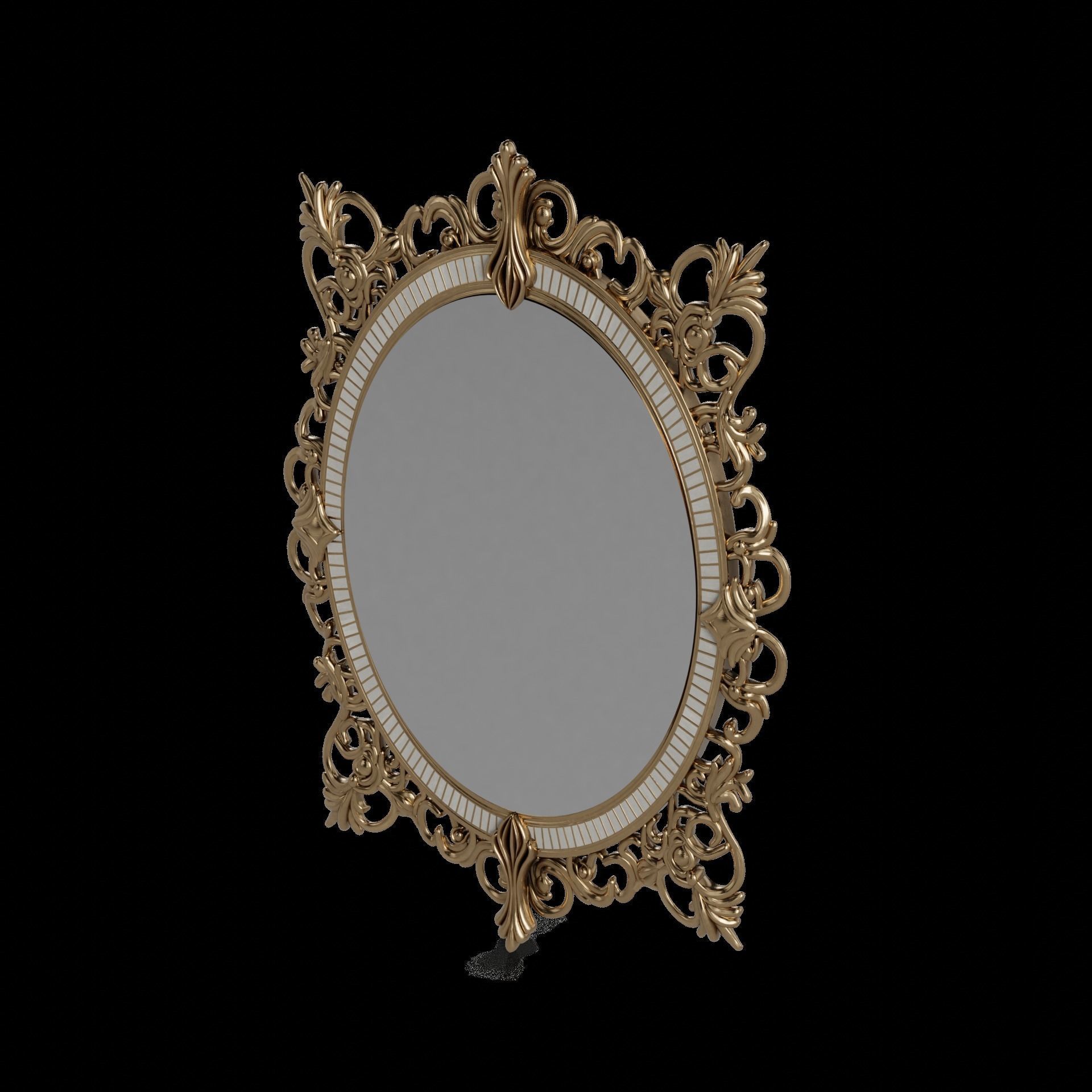Home decorations Decorative Mirror 3D model_1