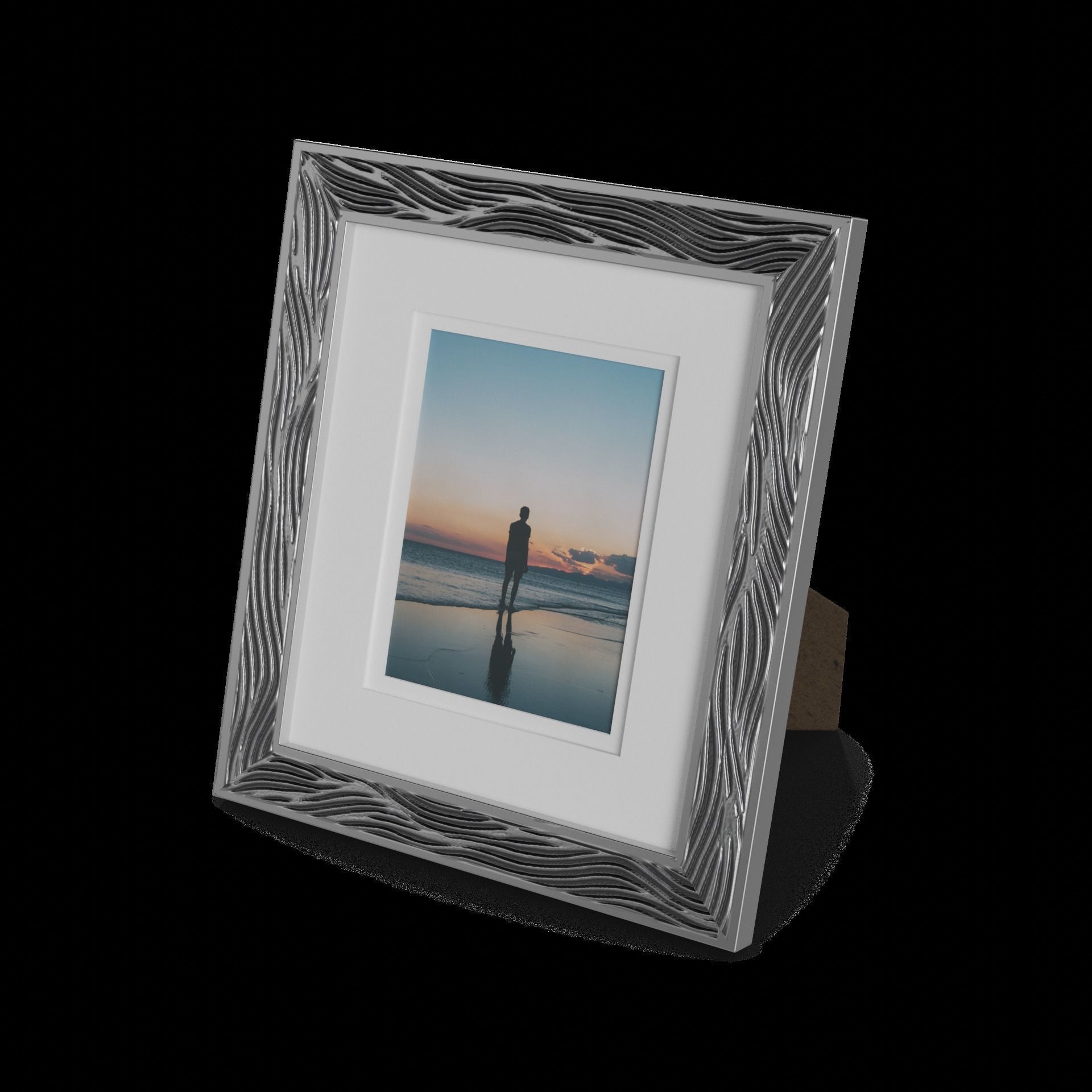 Home decorations Picture Frame Low-poly 3D model_1