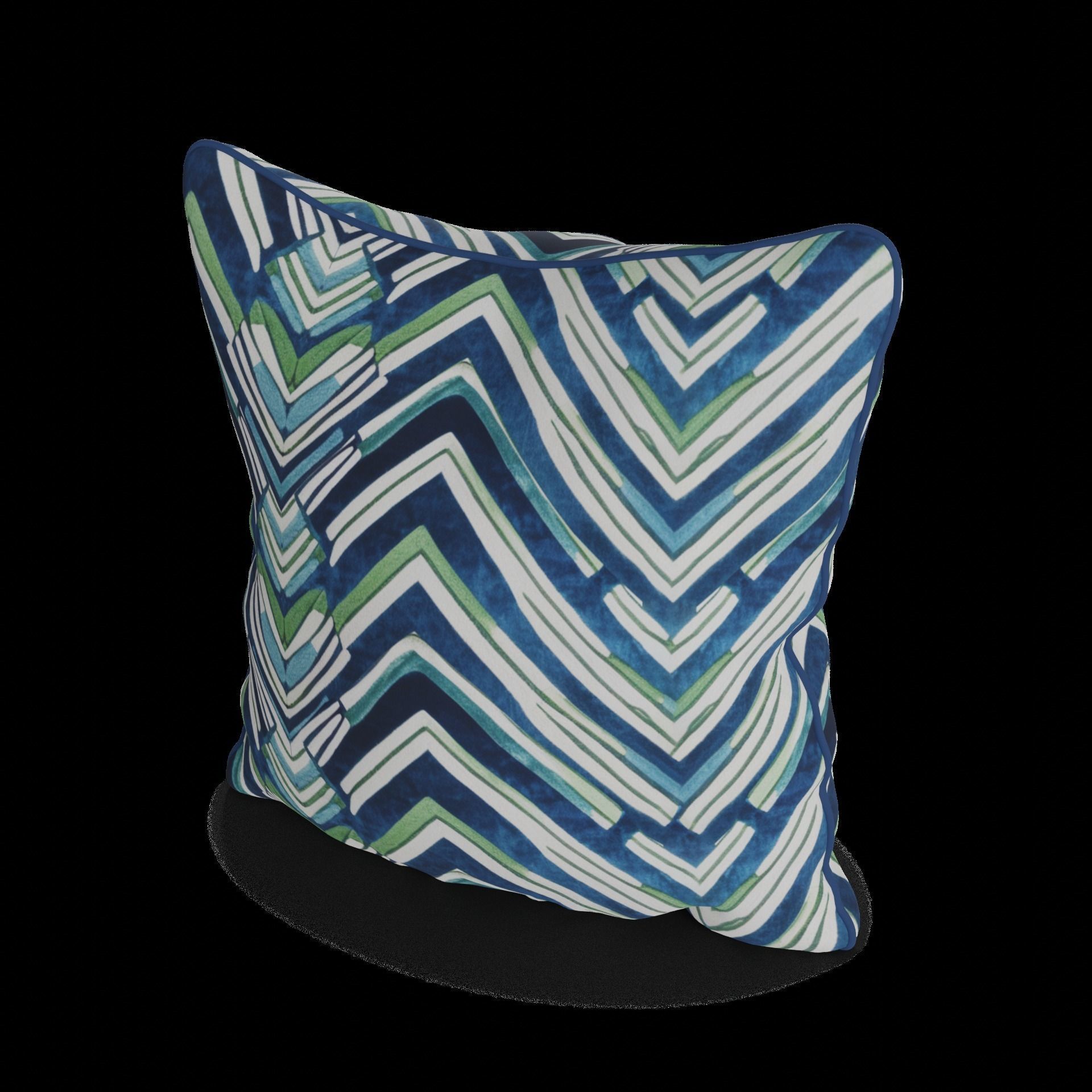 Home decorations Decorative Pillow Low-poly 3D model_1