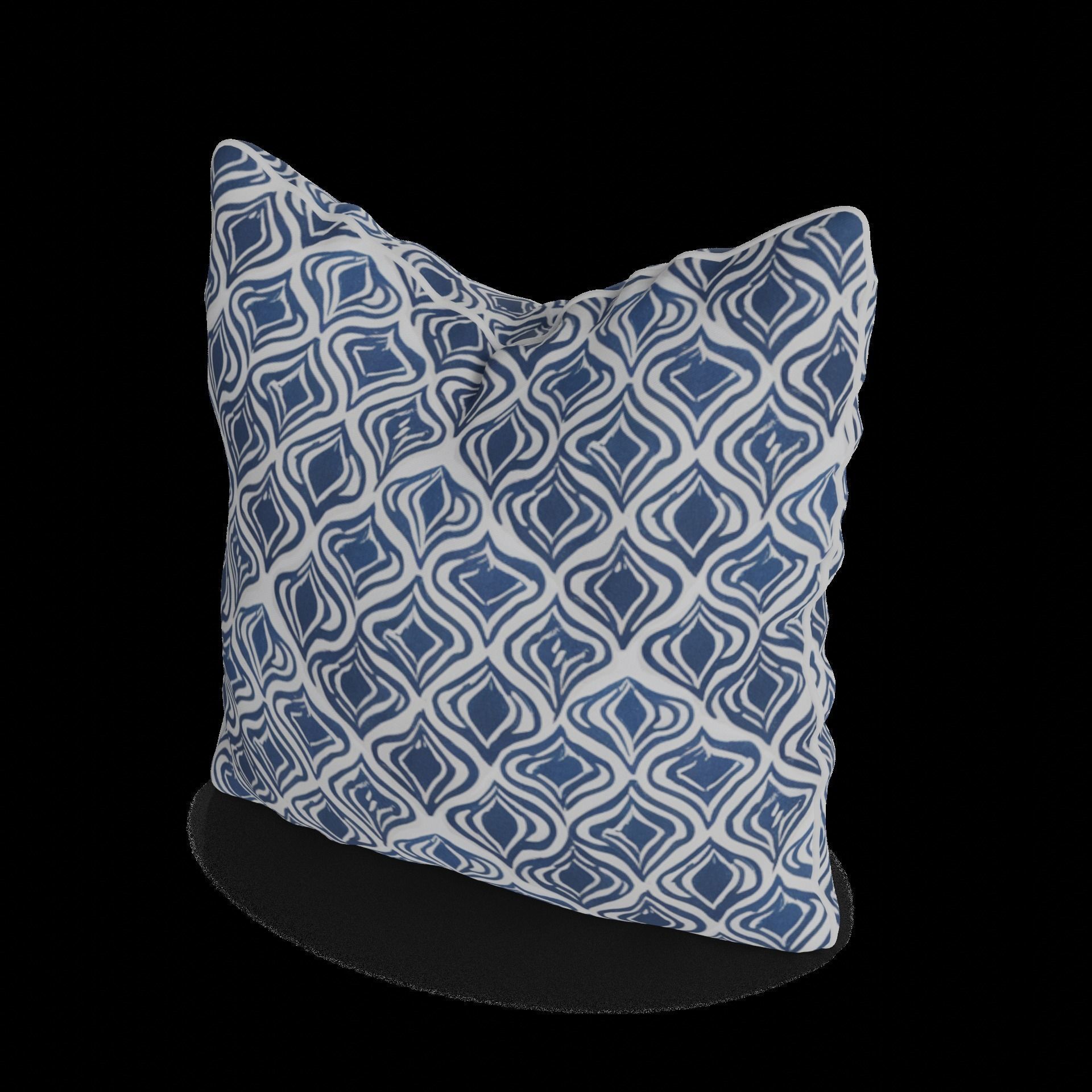 Home decorations Decorative pillows Low-poly 3D model_1